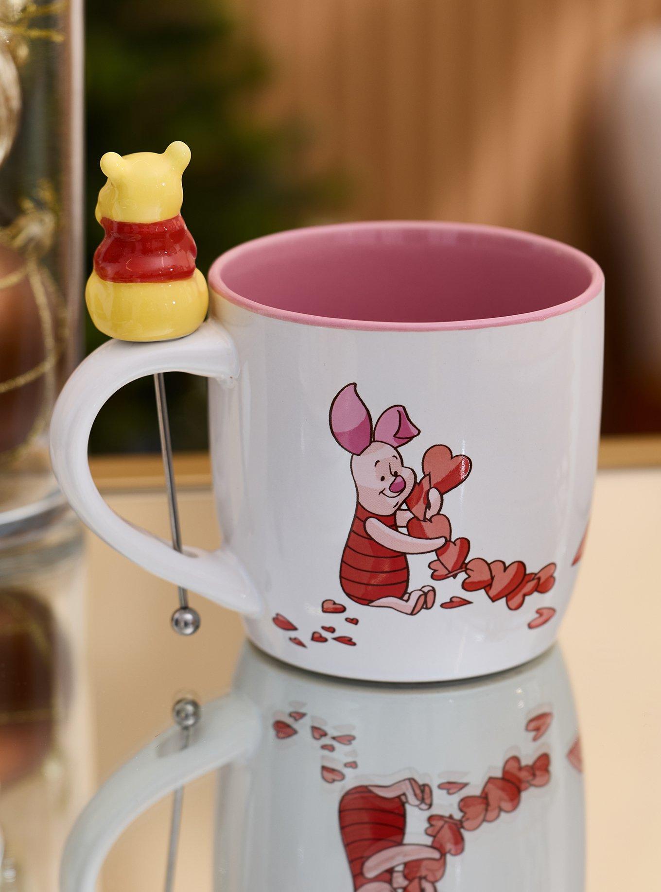 Disney Winnie the Pooh Hearts Mug With Stirrer, , alternate - view 2