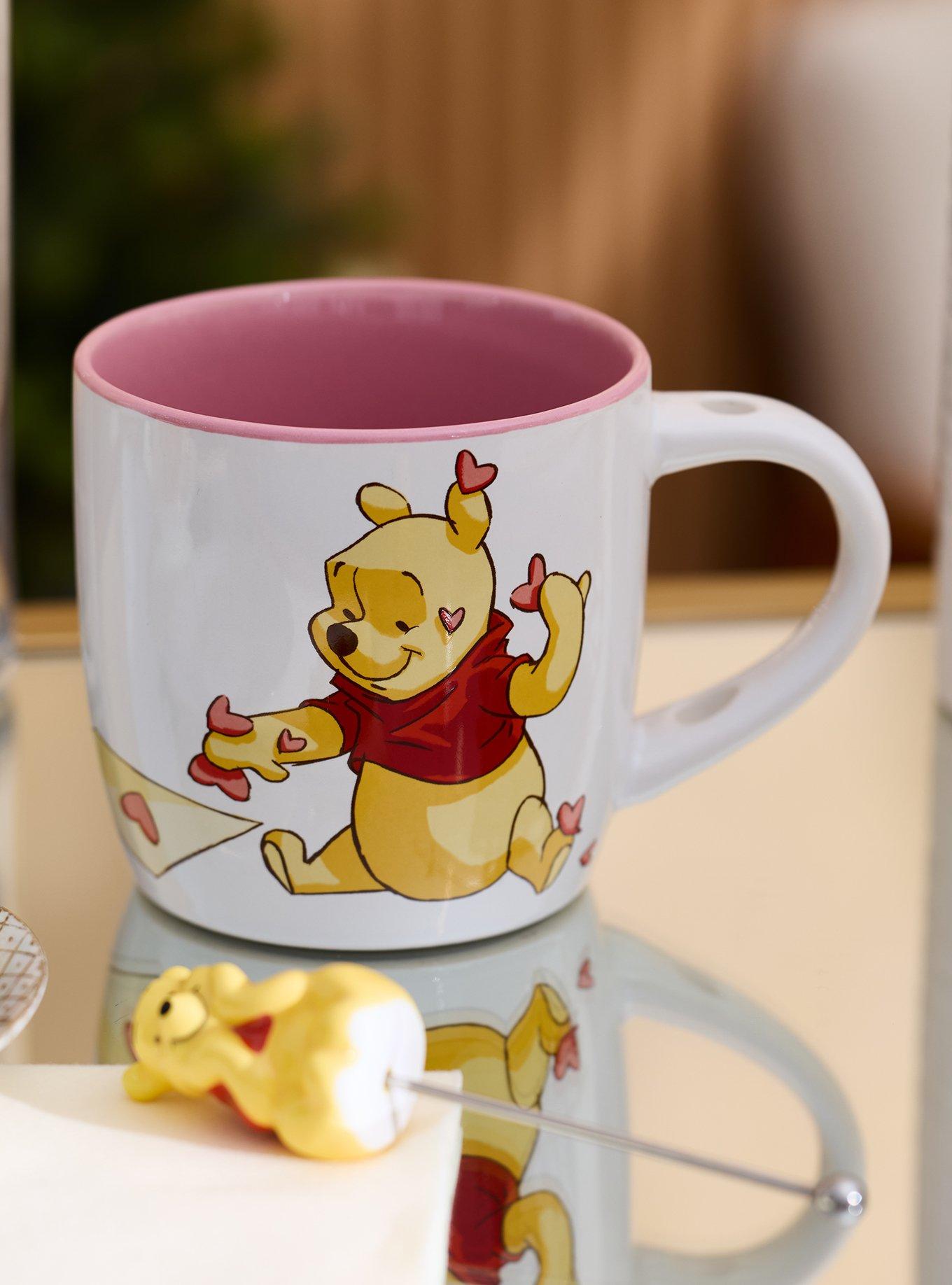 Disney Winnie the Pooh Hearts Mug With Stirrer, , alternate - view 3