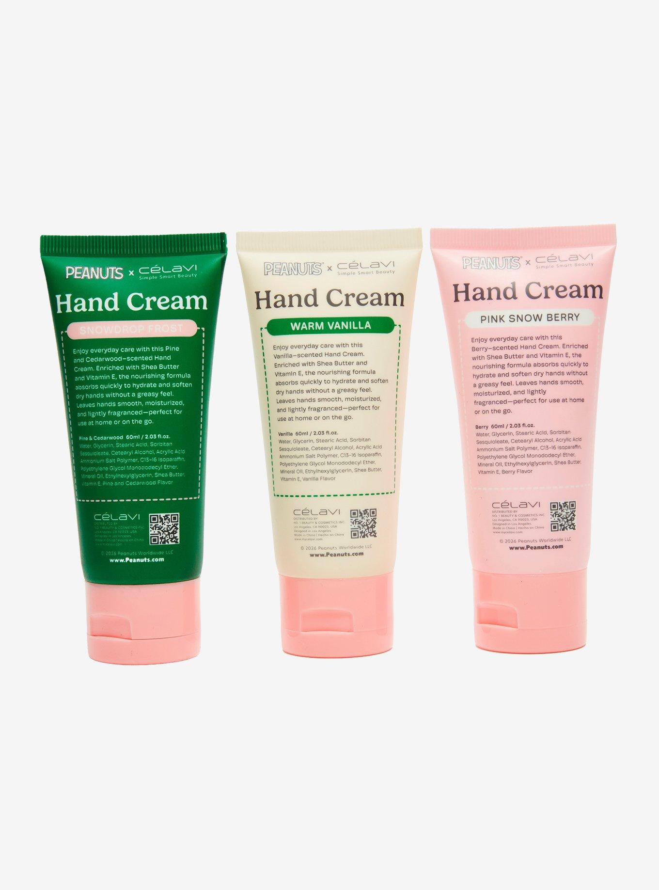 C&egrave;lavi Peanuts Holiday Hand Cream Trio, , alternate - view 4