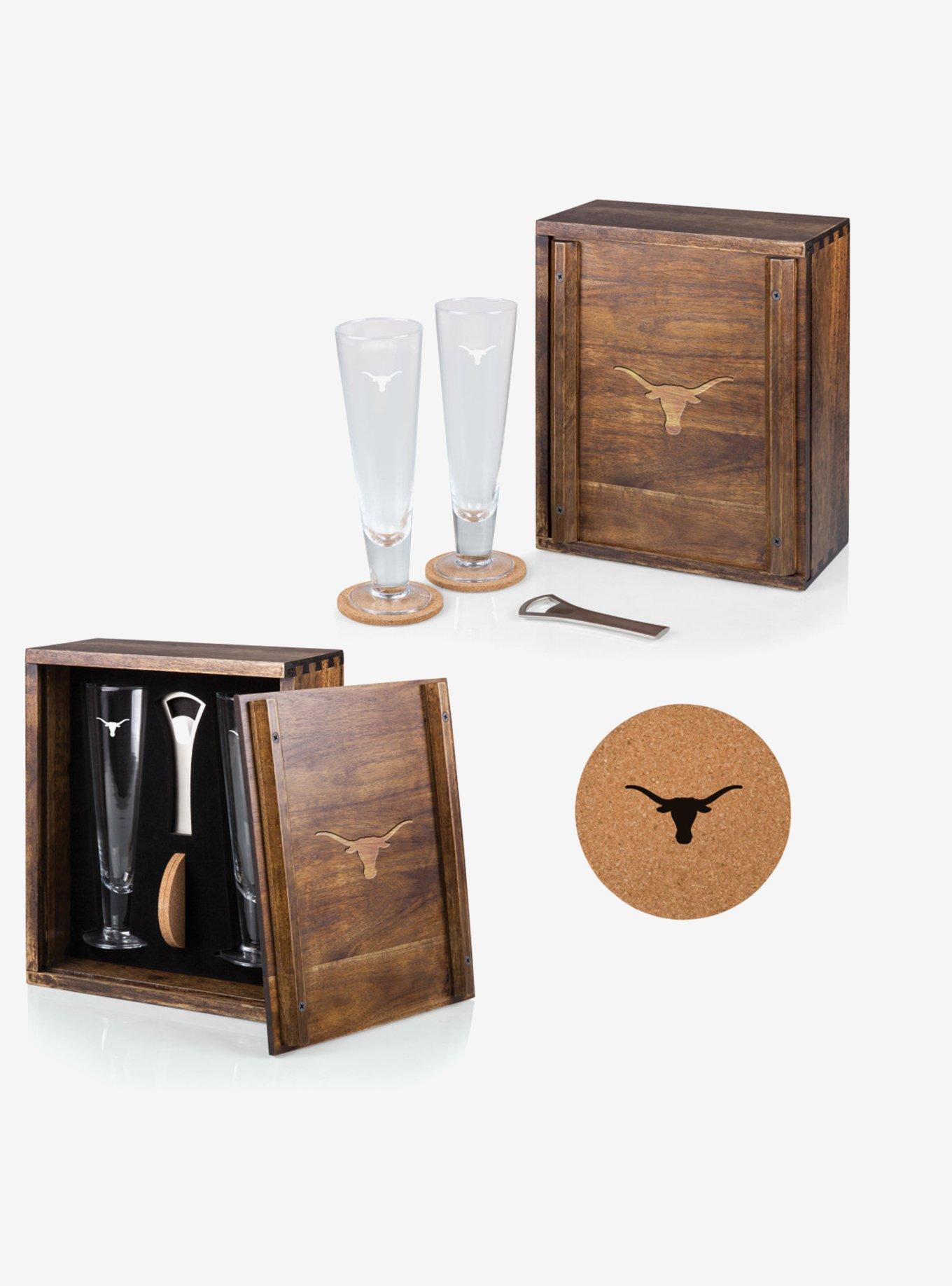 NCAA Texas Longhorns Pilsner Beer Glass Gift Set, , alternate - view 3