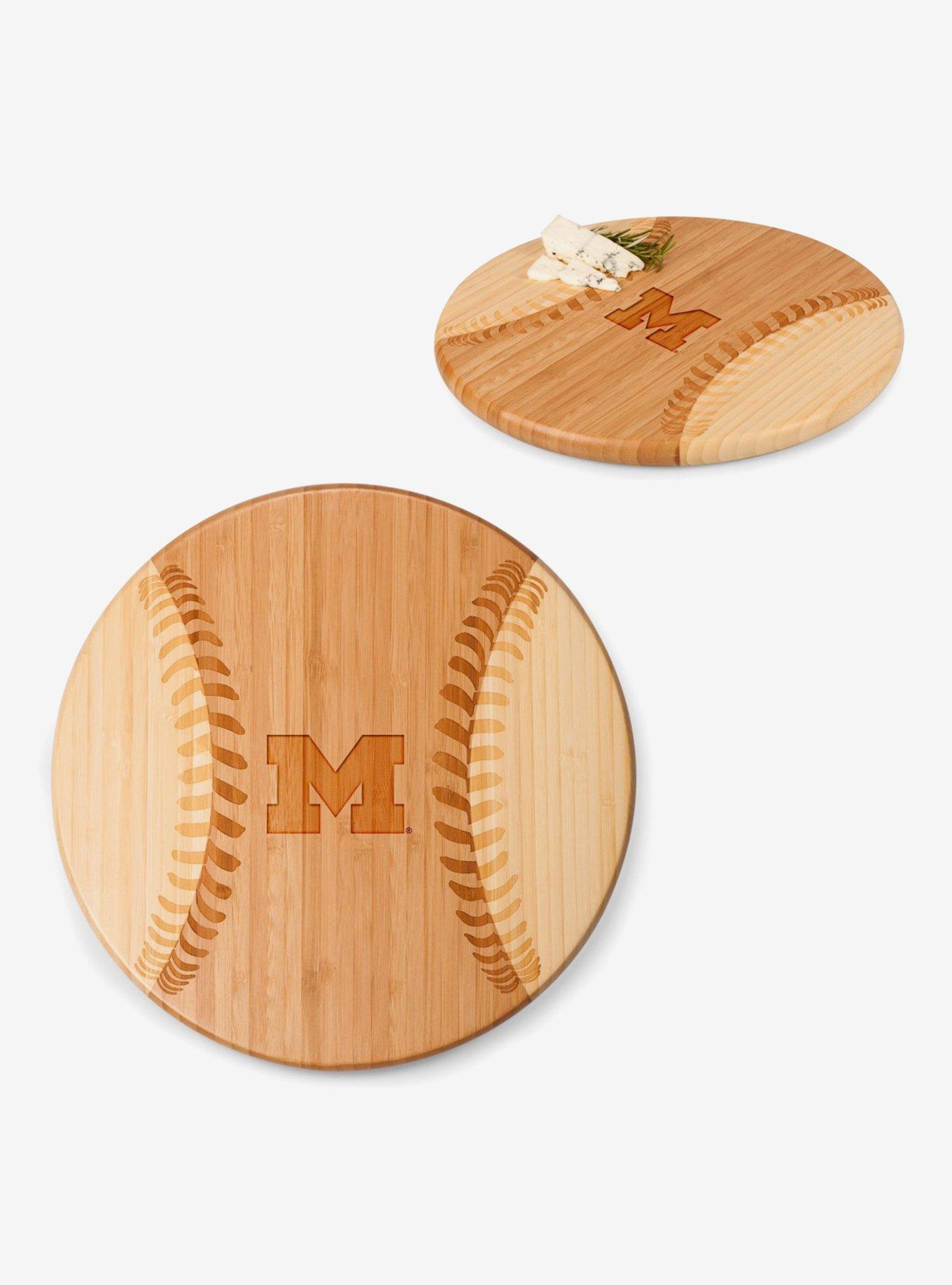 NCAA Michigan Wolverines Home Run! Baseball Cutting Board & Serving Tray, , alternate - view 3