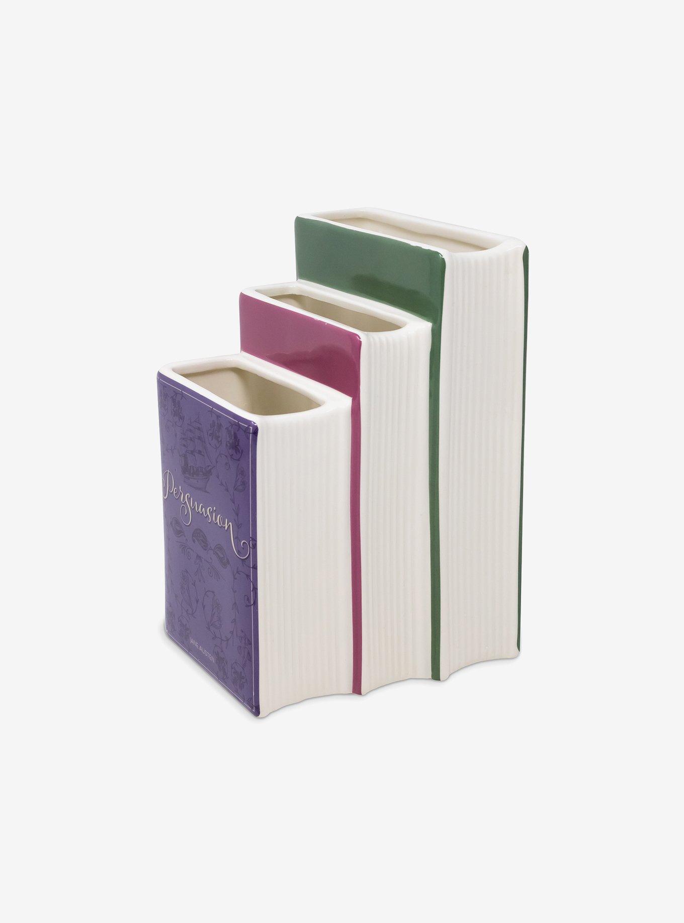 Jane Austen Book Stack Vase, , alternate - view 3