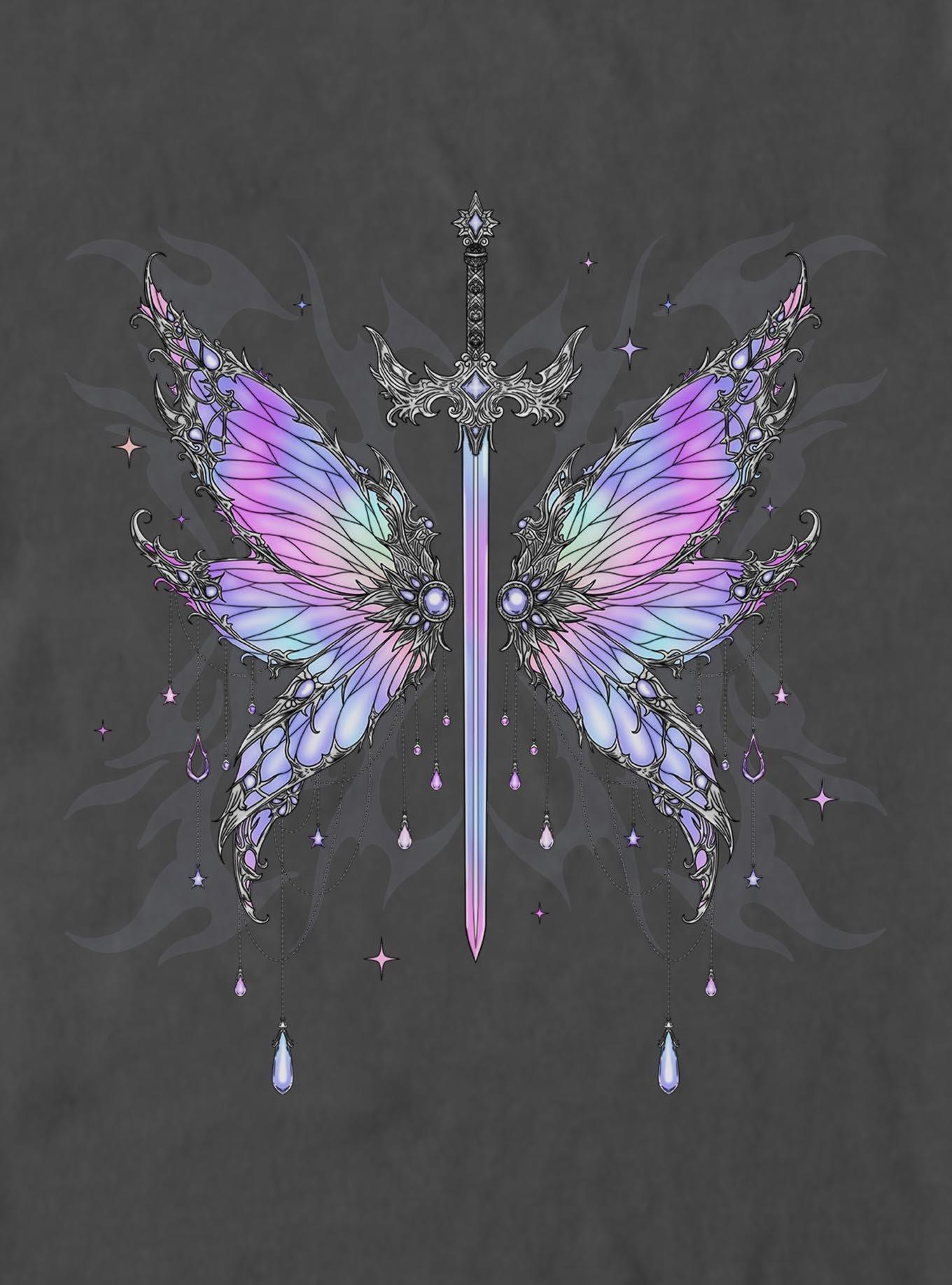 Does He Have Wings Garment Dye T-Shirt, PEPPER, alternate - view 4