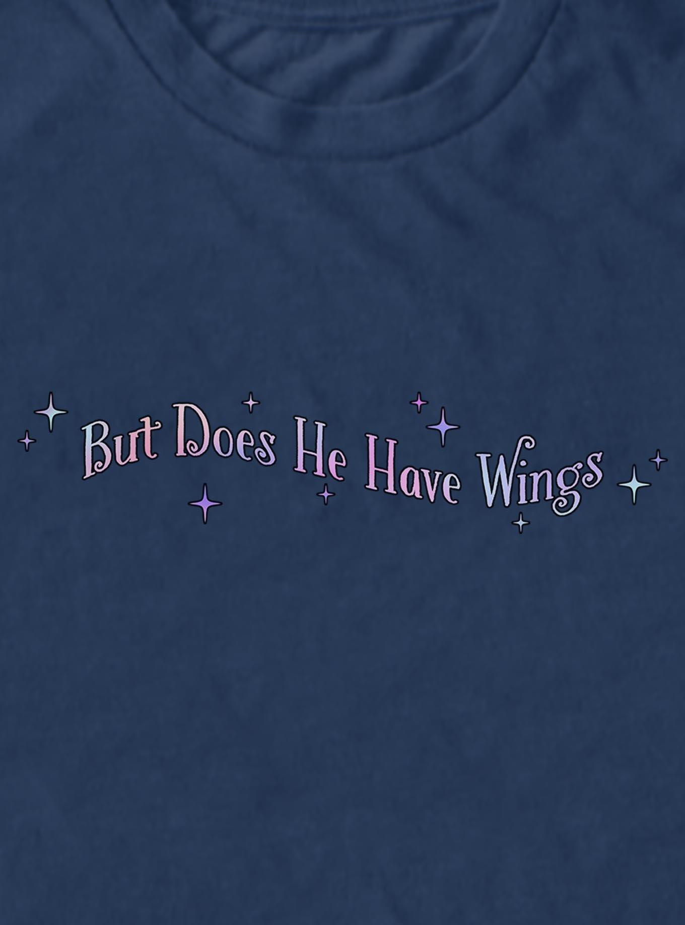 Does He Have Wings Garment Dye T-Shirt, TRUENAVY, alternate - view 3