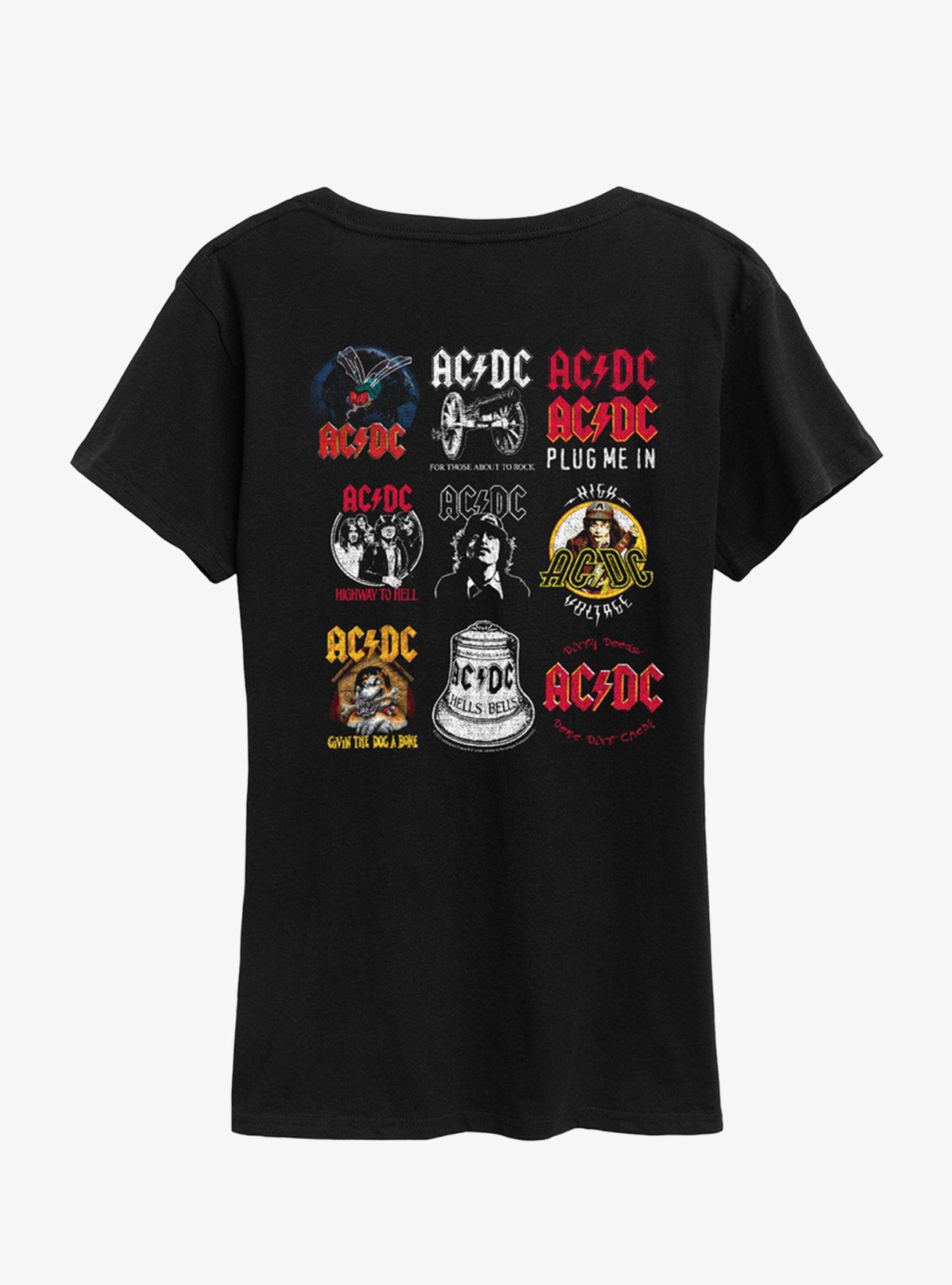 AC/DC Album Grid Girls T-Shirt, BLACK, alternate - view 2