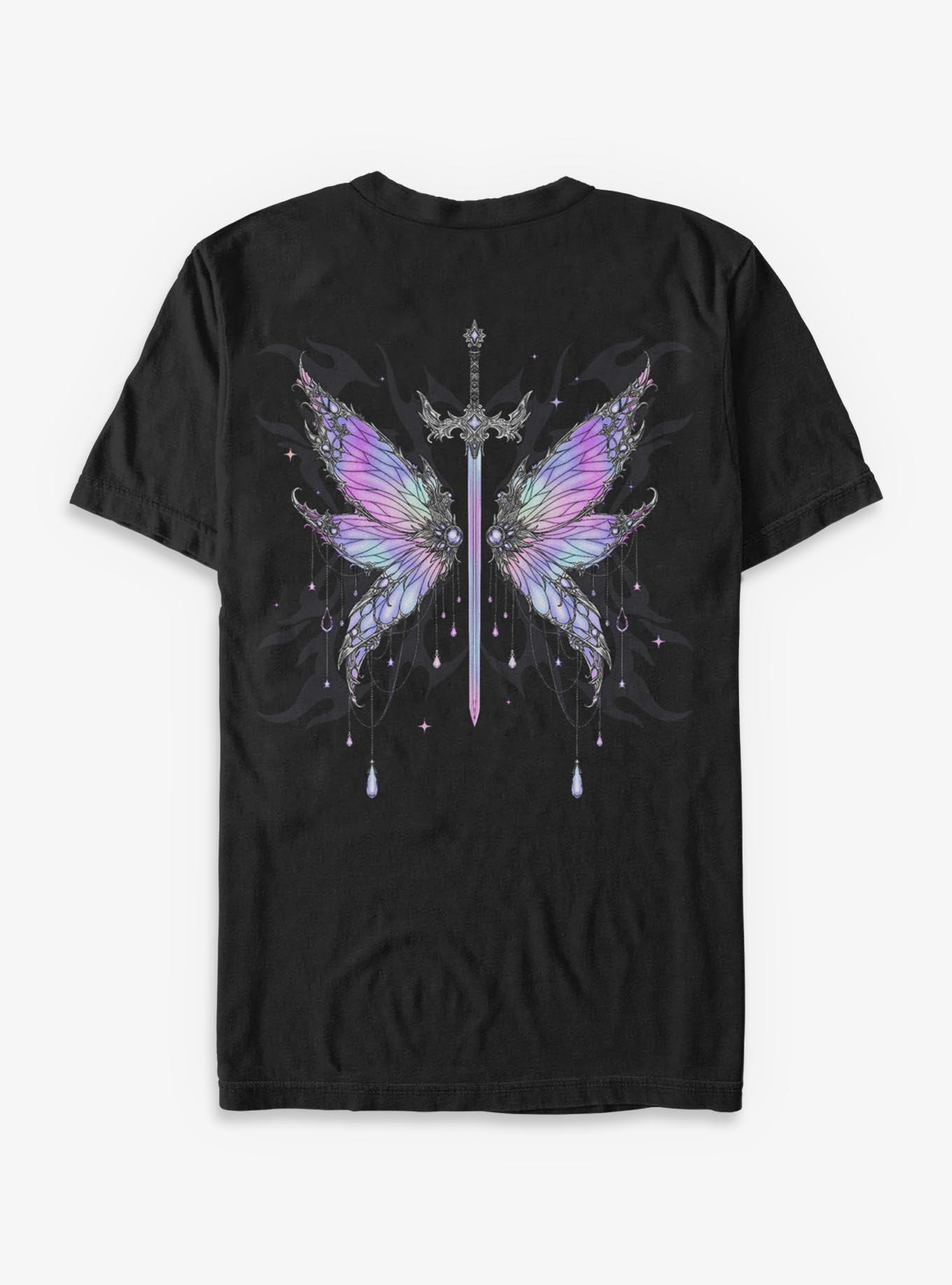 Does He Have Wings T-Shirt, BLACK, alternate - view 2
