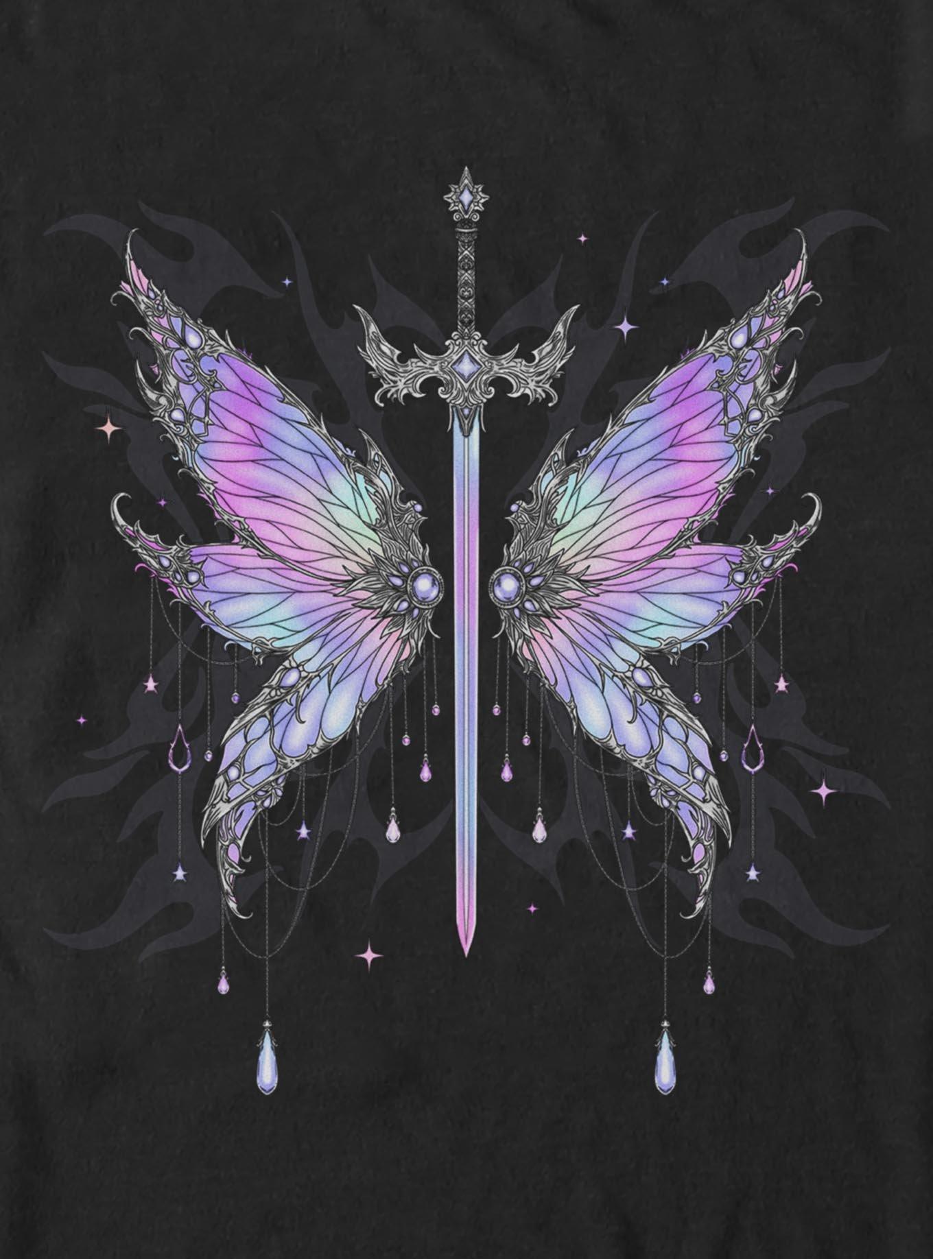 Does He Have Wings T-Shirt, BLACK, alternate - view 4