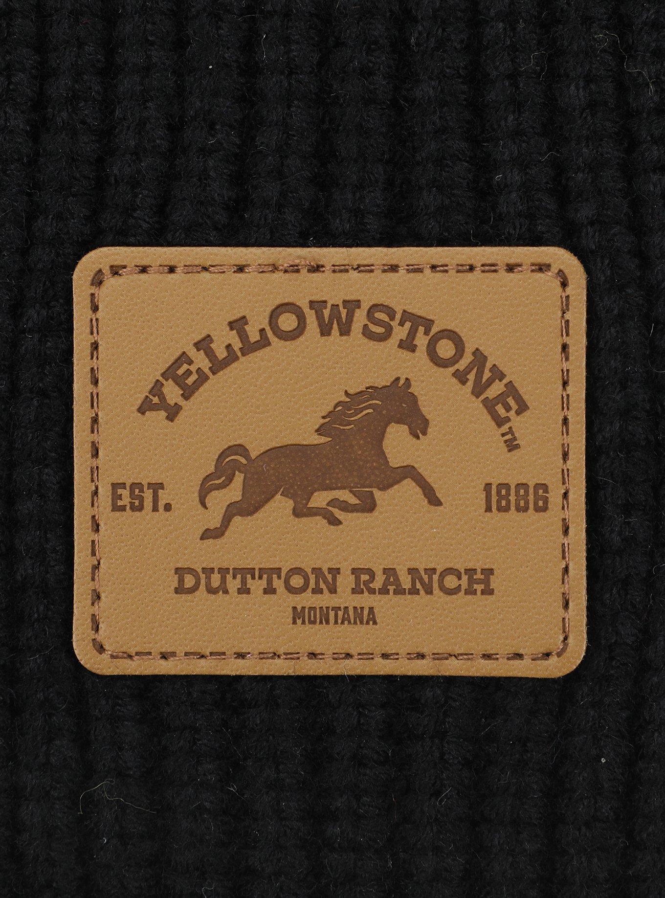 Yellowstone Dutton Ranch Patch Beanie, , alternate - view 2