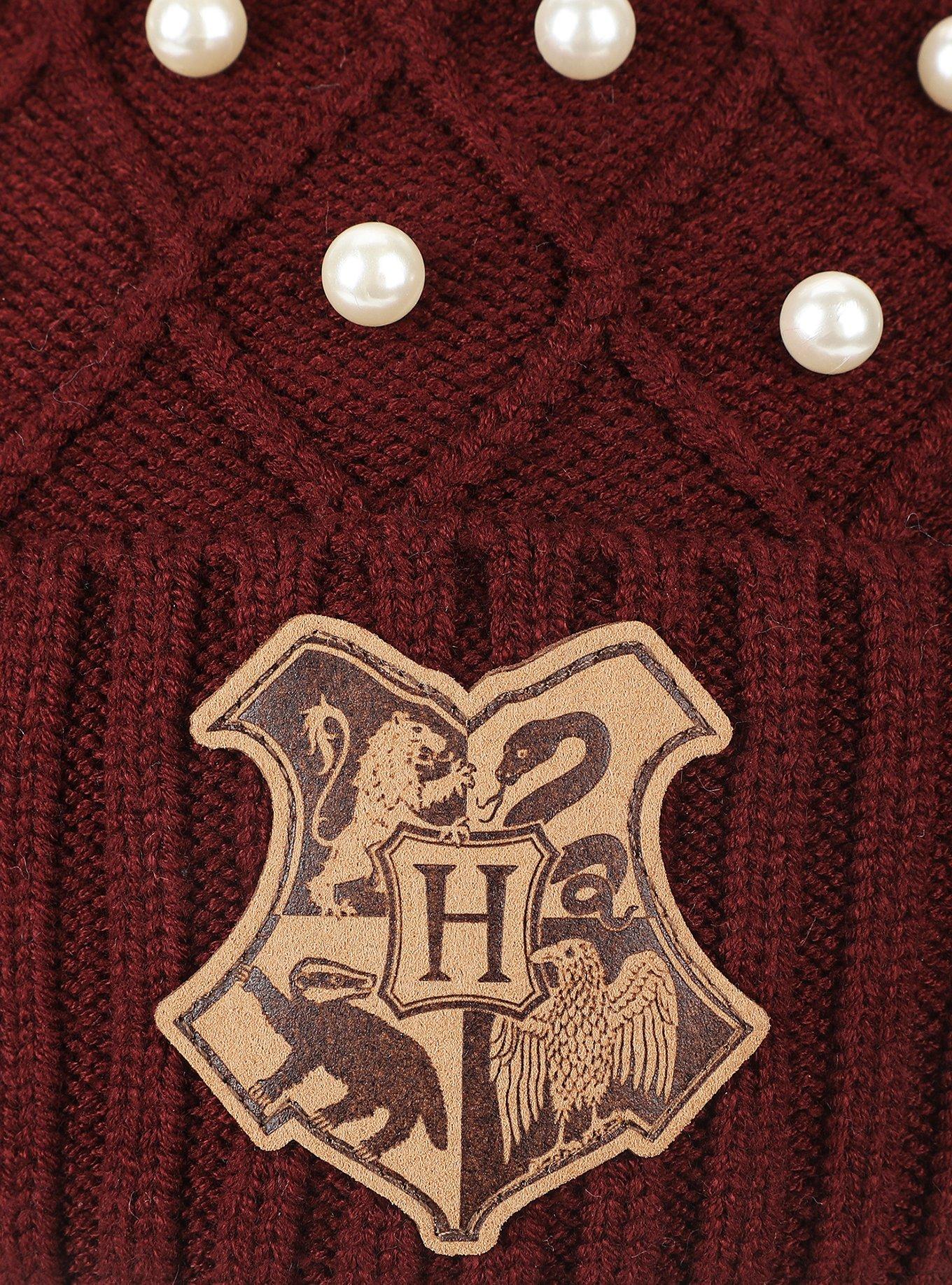 Harry Potter Hogwarts Pearl Pom Pom Beanie, , alternate - view 2