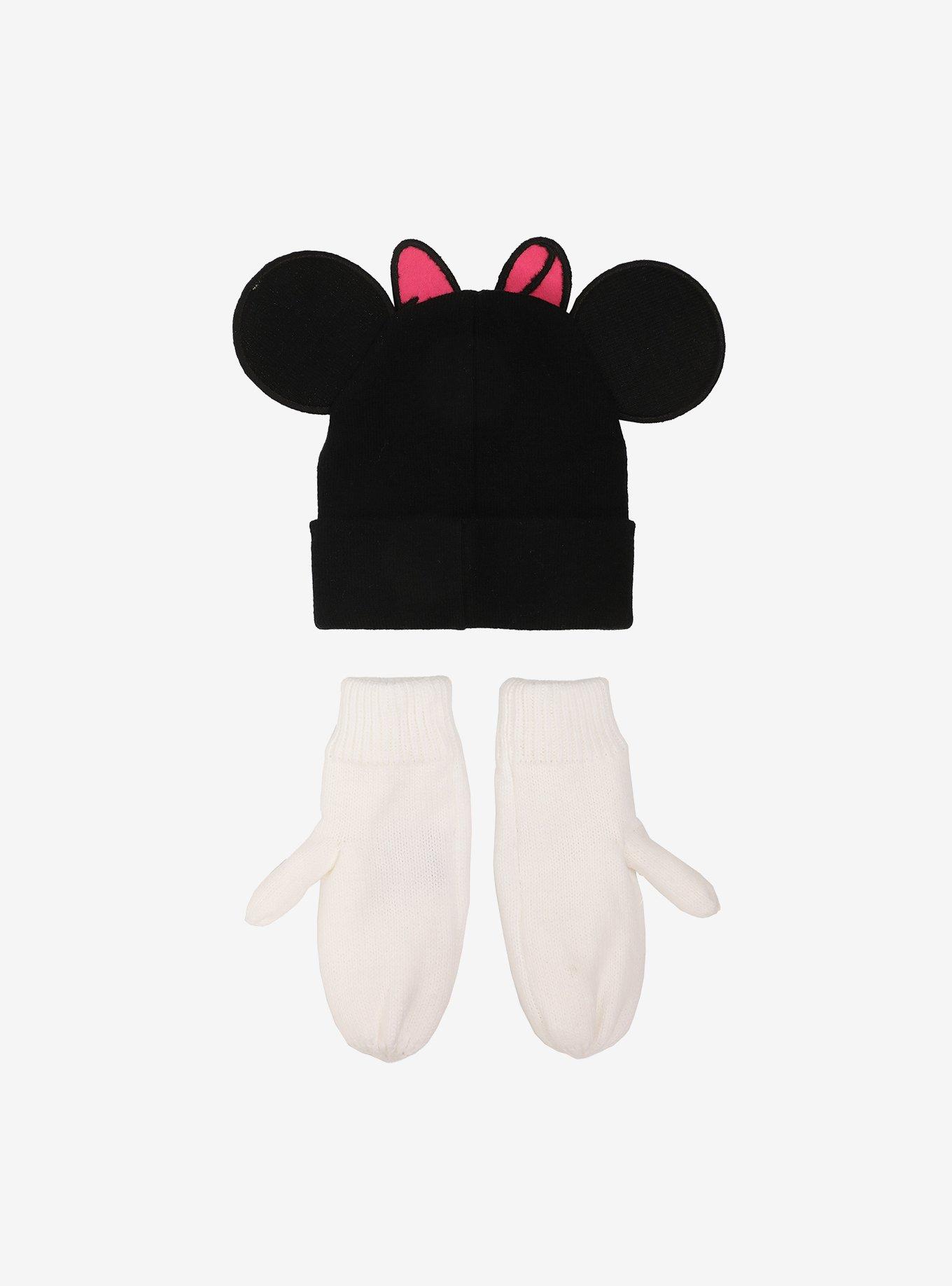 Disney Minnie Mouse Beanie and Mitten Set, , alternate - view 2