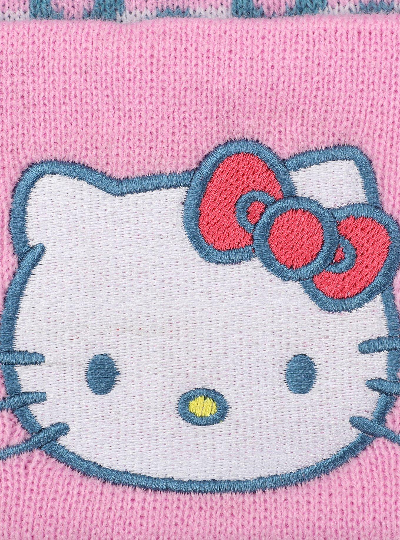 Sanrio Hello Kitty Holiday Patterned Stocking Cap, , alternate - view 2
