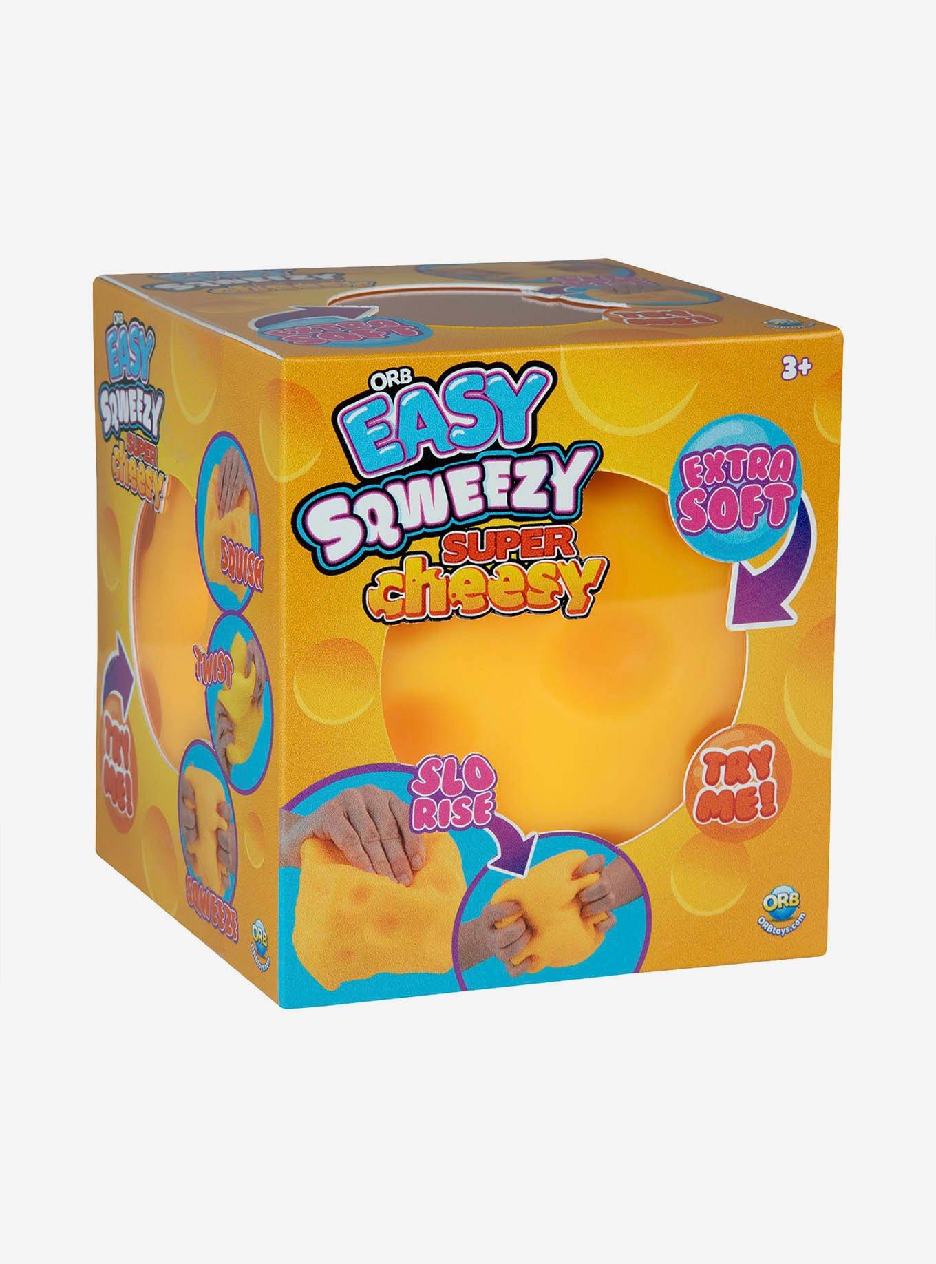 Orb Easy Sqweezy Super Cheesy Squishy Toy, , alternate - view 2