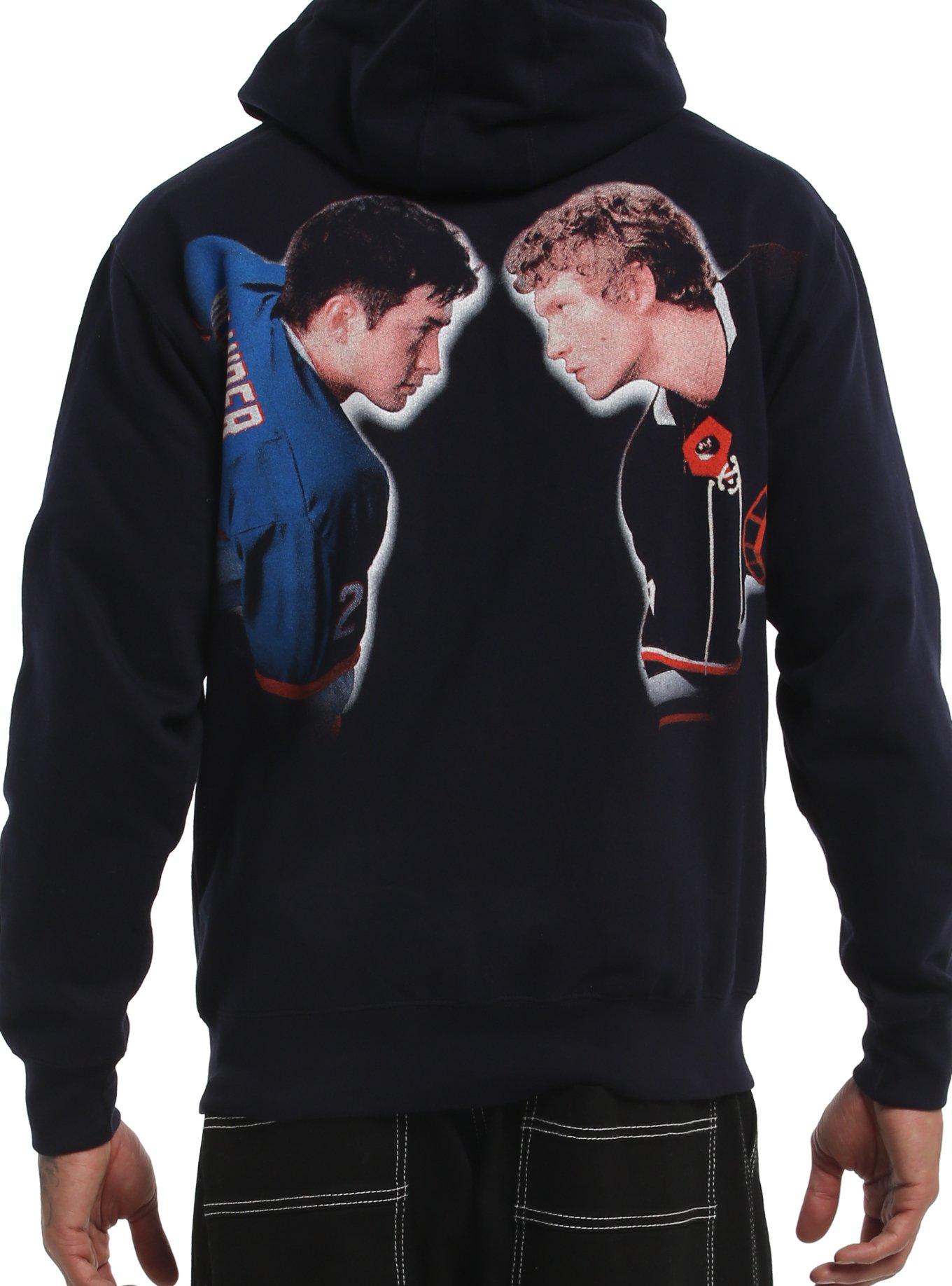 Heated Rivalry Face-Off Hoodie, BLUE, alternate - view 2