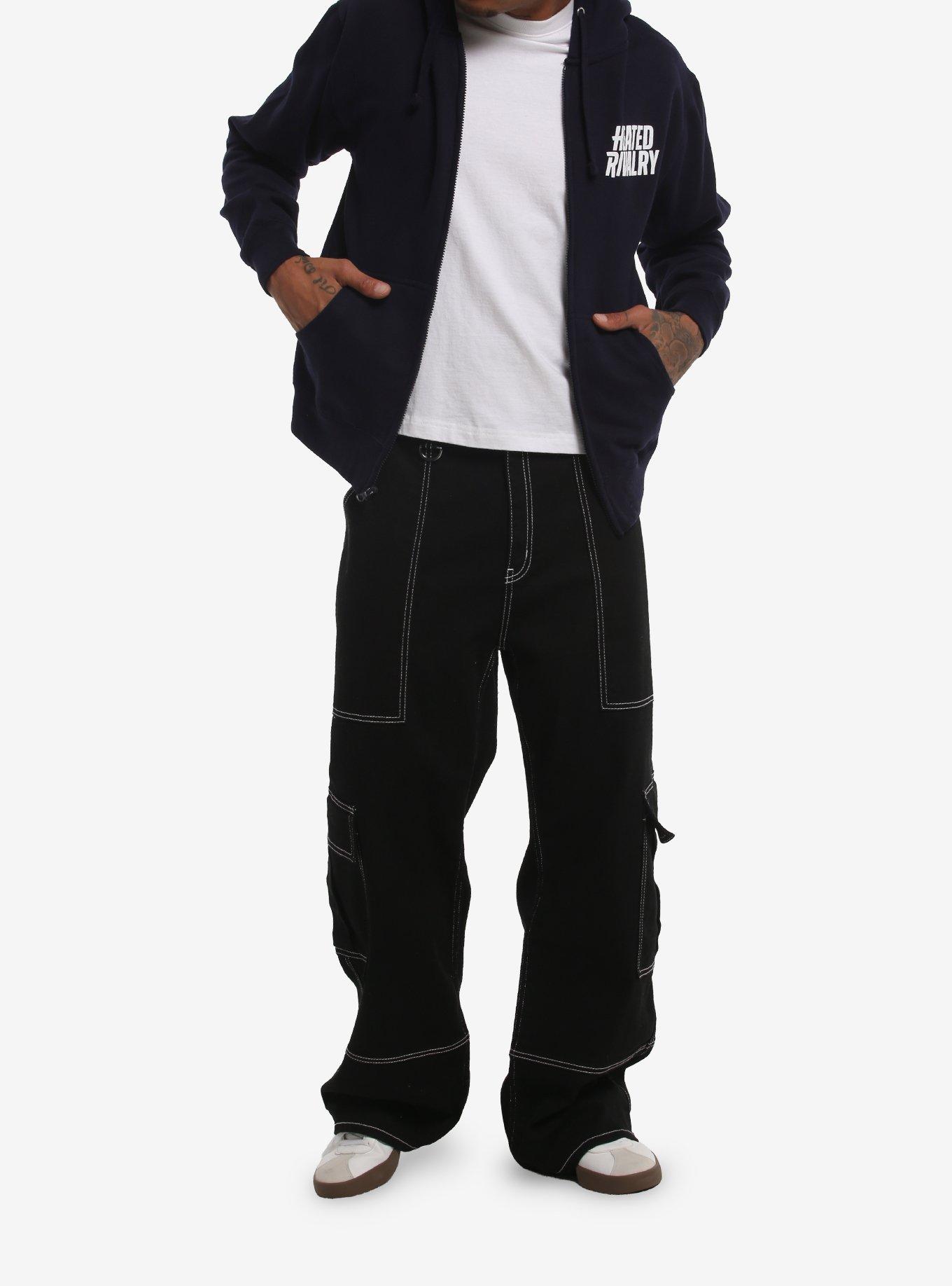 Heated Rivalry Face-Off Hoodie, BLUE, alternate - view 3