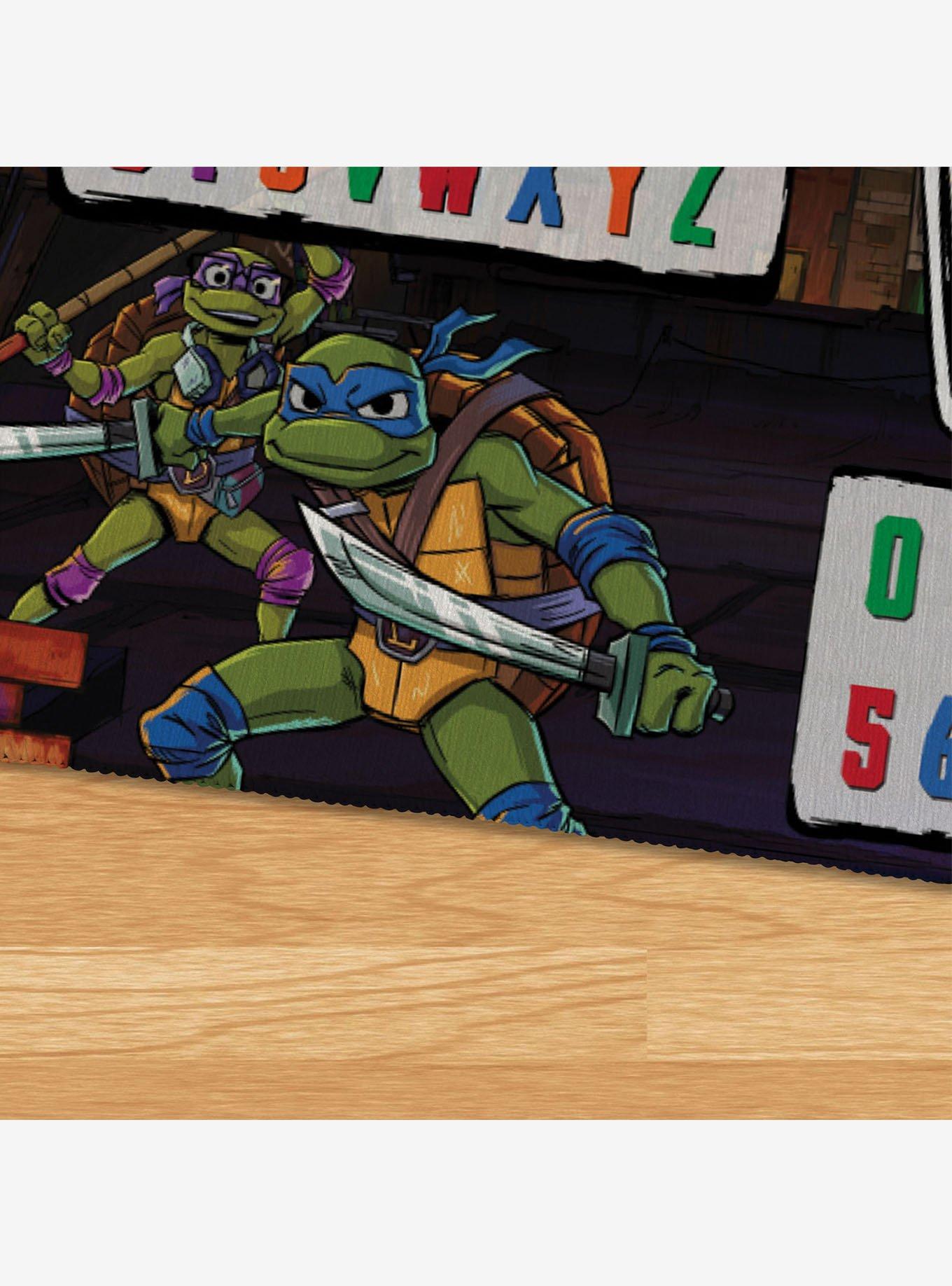 Teenage Mutant Ninja Turtles Learning Is Rad Washable Rug, , alternate - view 3