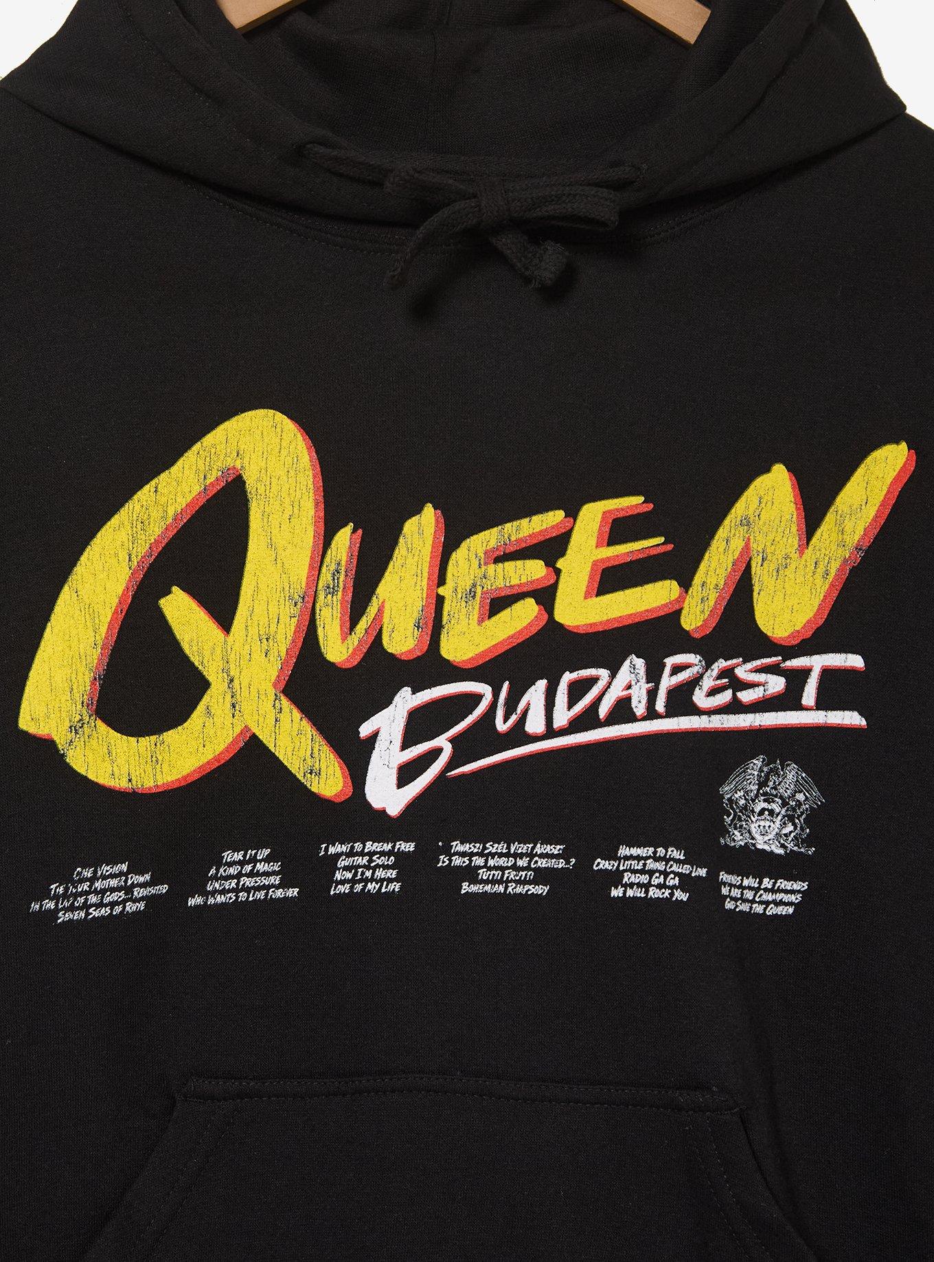 Queen Budapest Set List Hoodie, BLACK, alternate - view 3