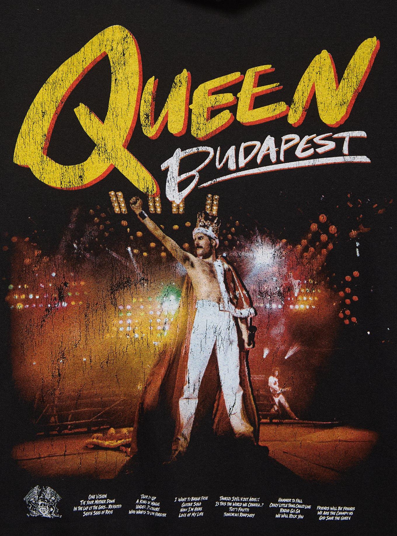 Queen Budapest Set List Hoodie, BLACK, alternate - view 4