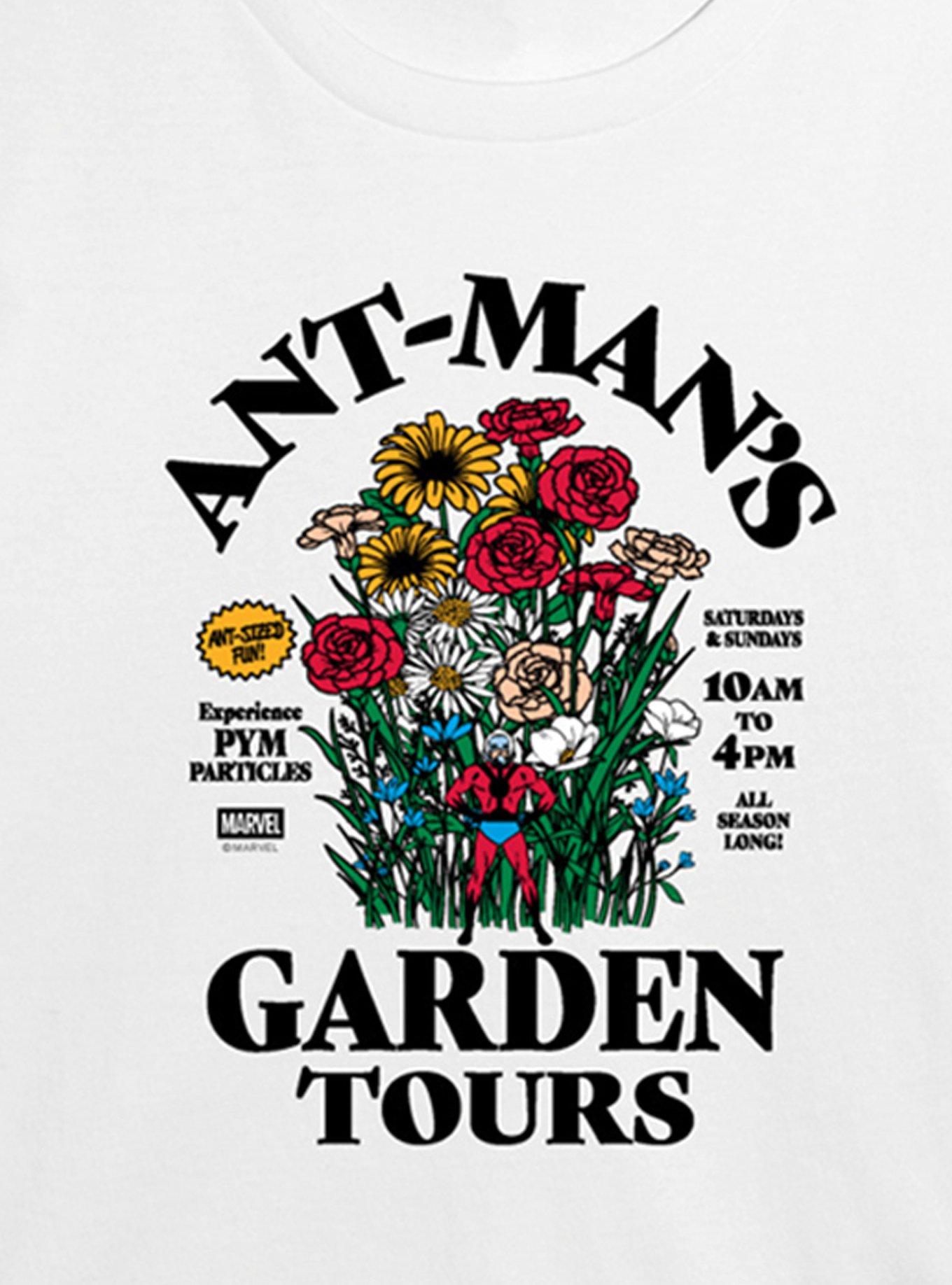 Marvel Avengers Antman Garden Tours Womens Crop T-Shirt, WHITE, alternate - view 2