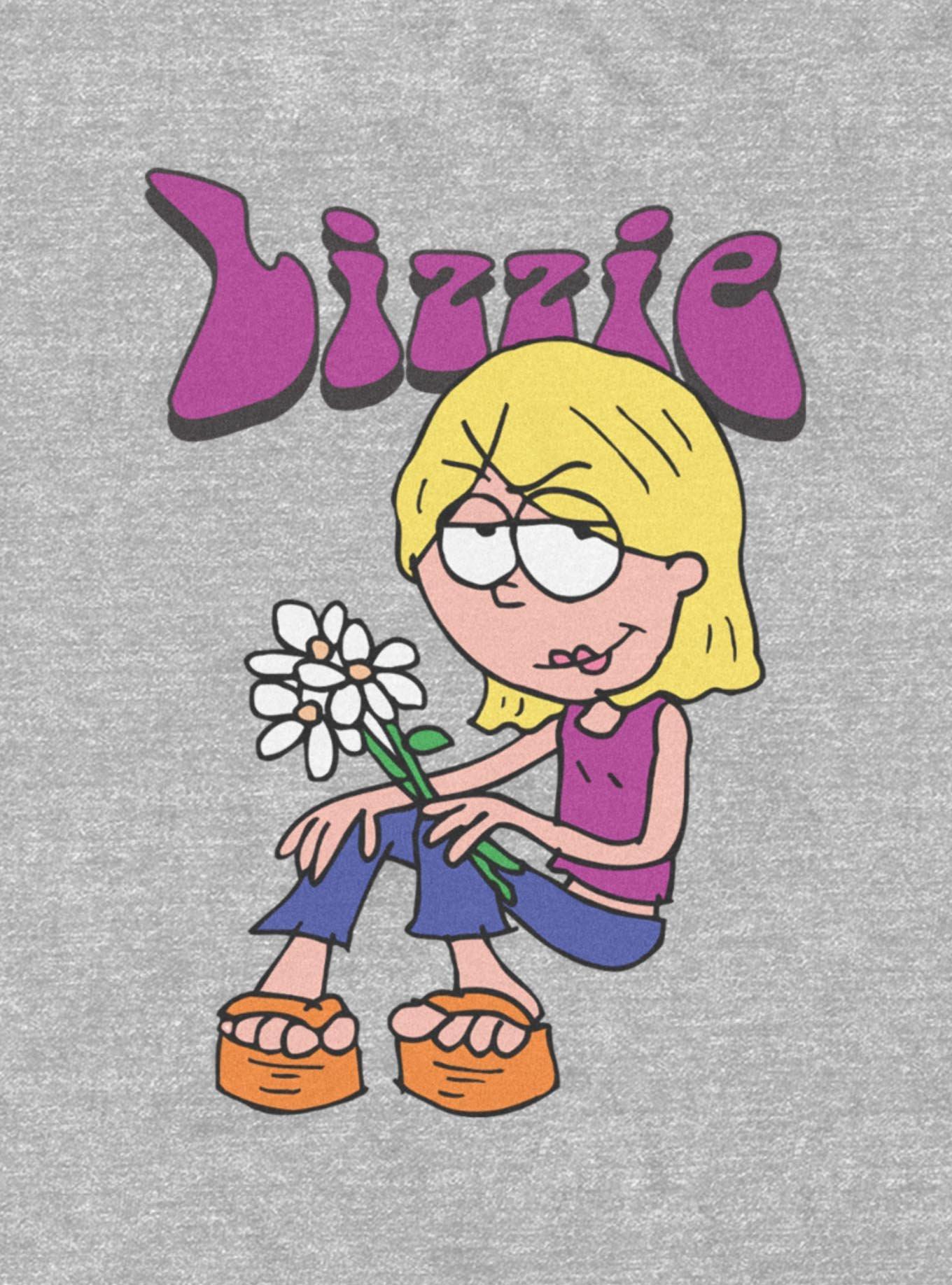 Disney Lizzie McGuire Flower Bouquet T-Shirt, SPORT GRAY, alternate - view 2