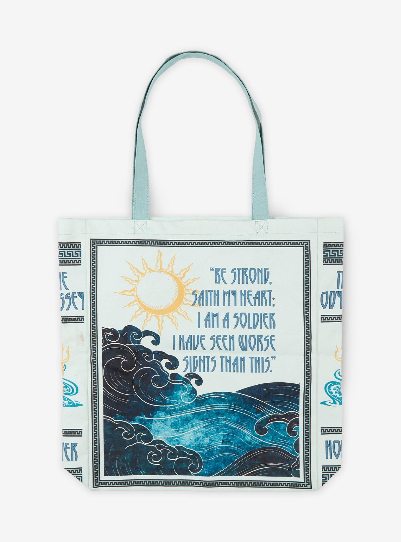 The Odyssey Book Quote Tote Bag, , alternate - view 2