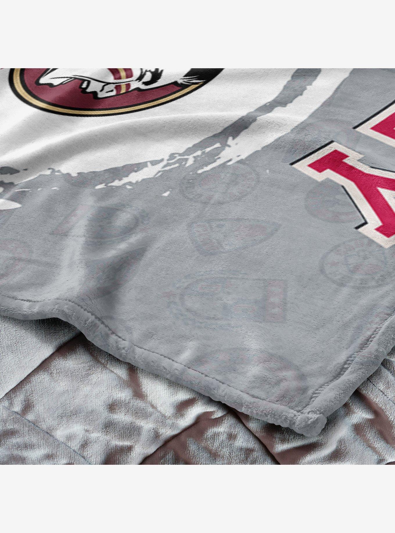 NCAA Florida State University Disney Mickey Mouse Baller Grey Silk Touch Throw Blanket, , alternate - view 5