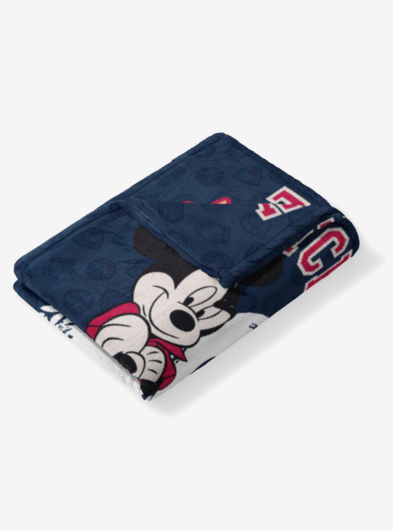 NCAA Penn State University Disney Mickey Mouse Baller Navy Silk Touch Throw Blanket, , alternate - view 4