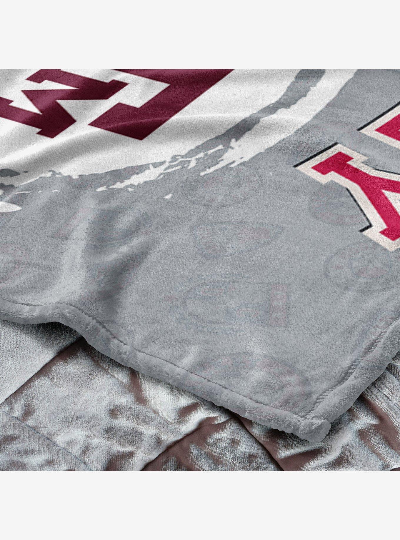 NCAA Texas A&M University Disney Mickey Mouse Baller Grey Silk Touch Throw Blanket, , alternate - view 5