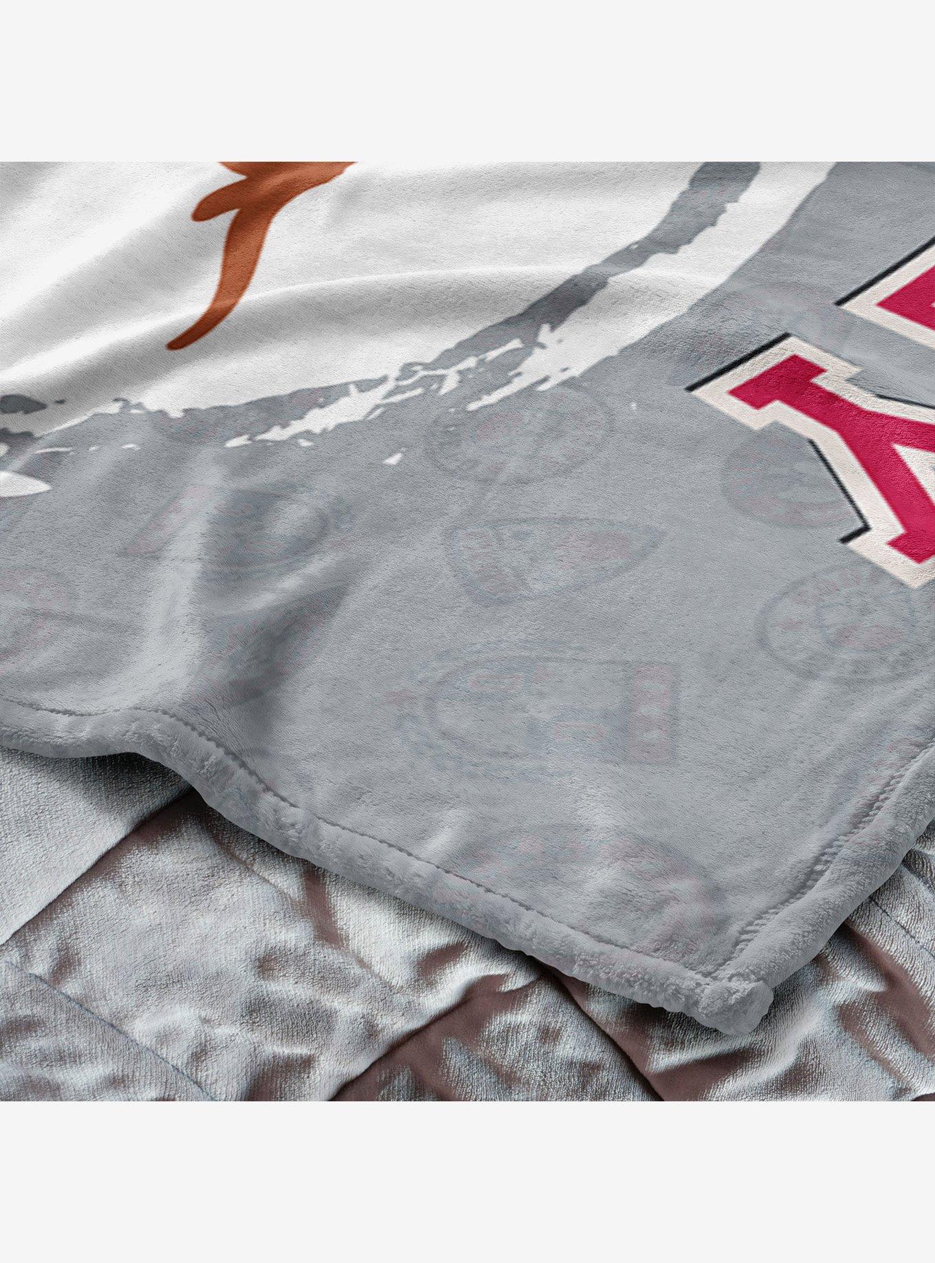 NCAA University of Texas Disney Mickey Mouse Baller Grey Silk Touch Throw Blanket, , alternate - view 5
