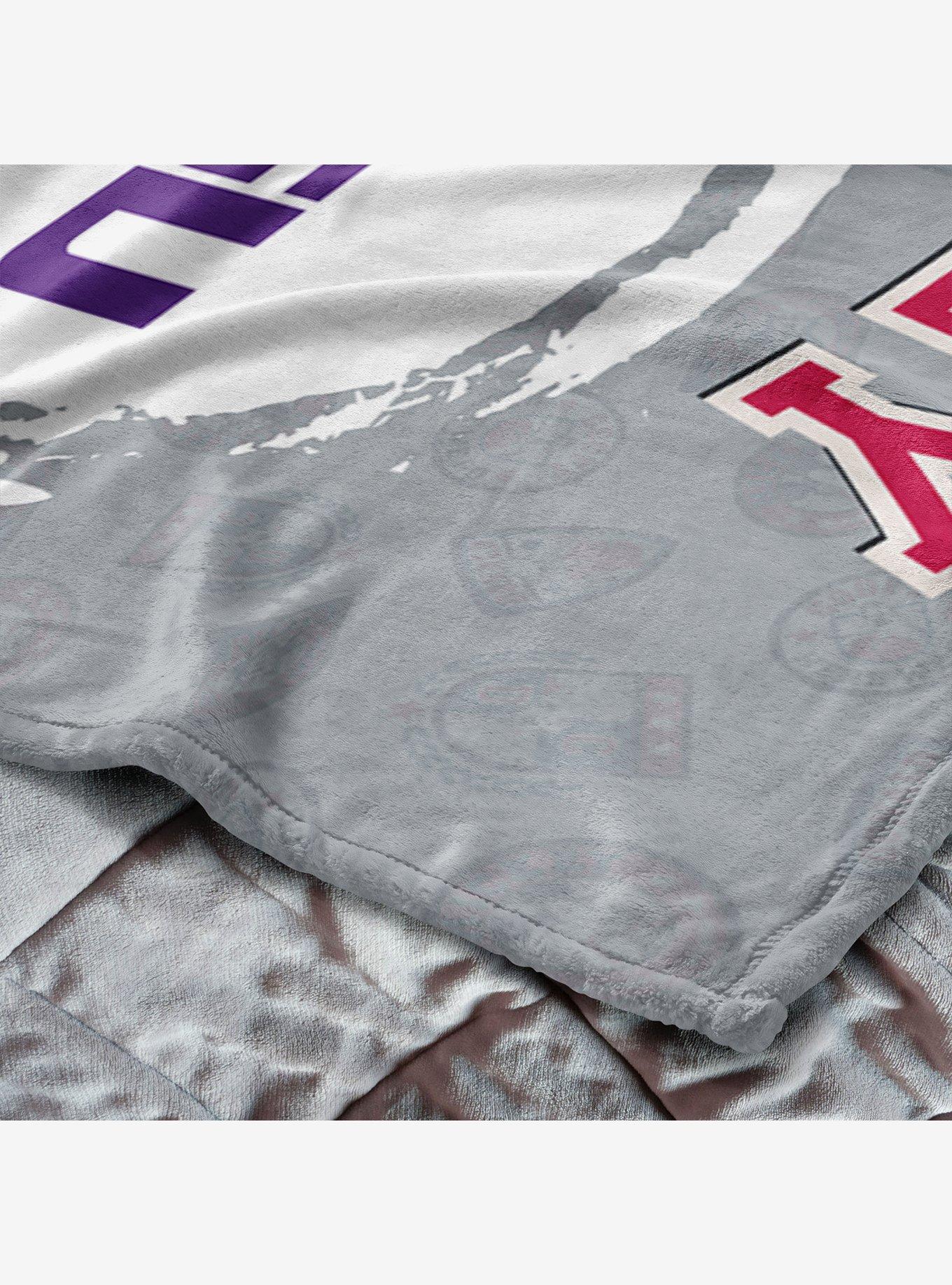 NCAA Louisiana State University Disney Mickey Mouse Baller Grey Silk Touch Throw Blanket, , alternate - view 5