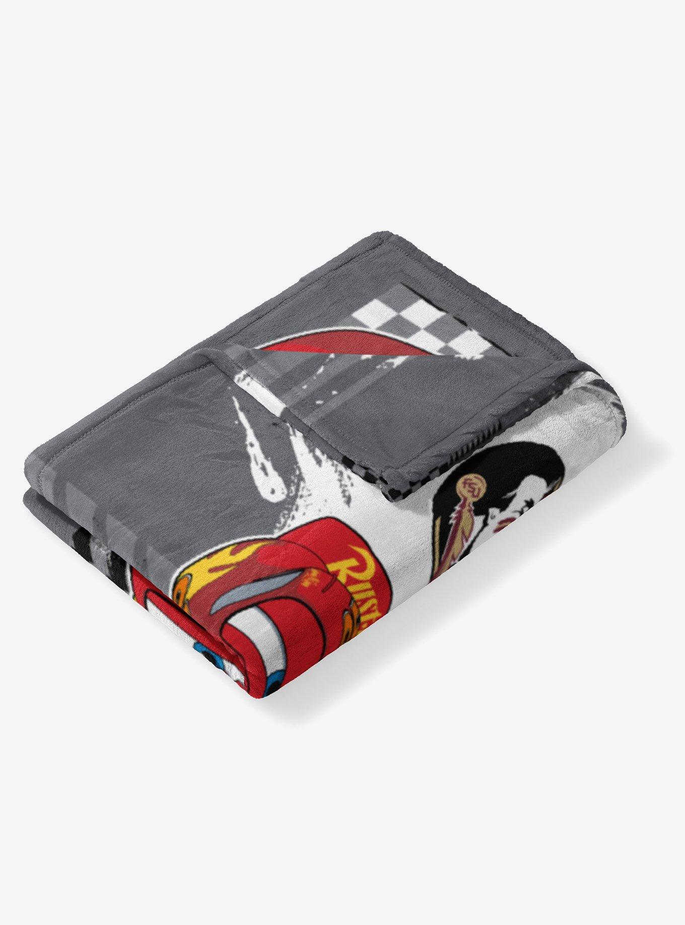 NCAA Florida State University Disney Cars Lap Time Grey Silk Touch Throw Blanket, , alternate - view 4