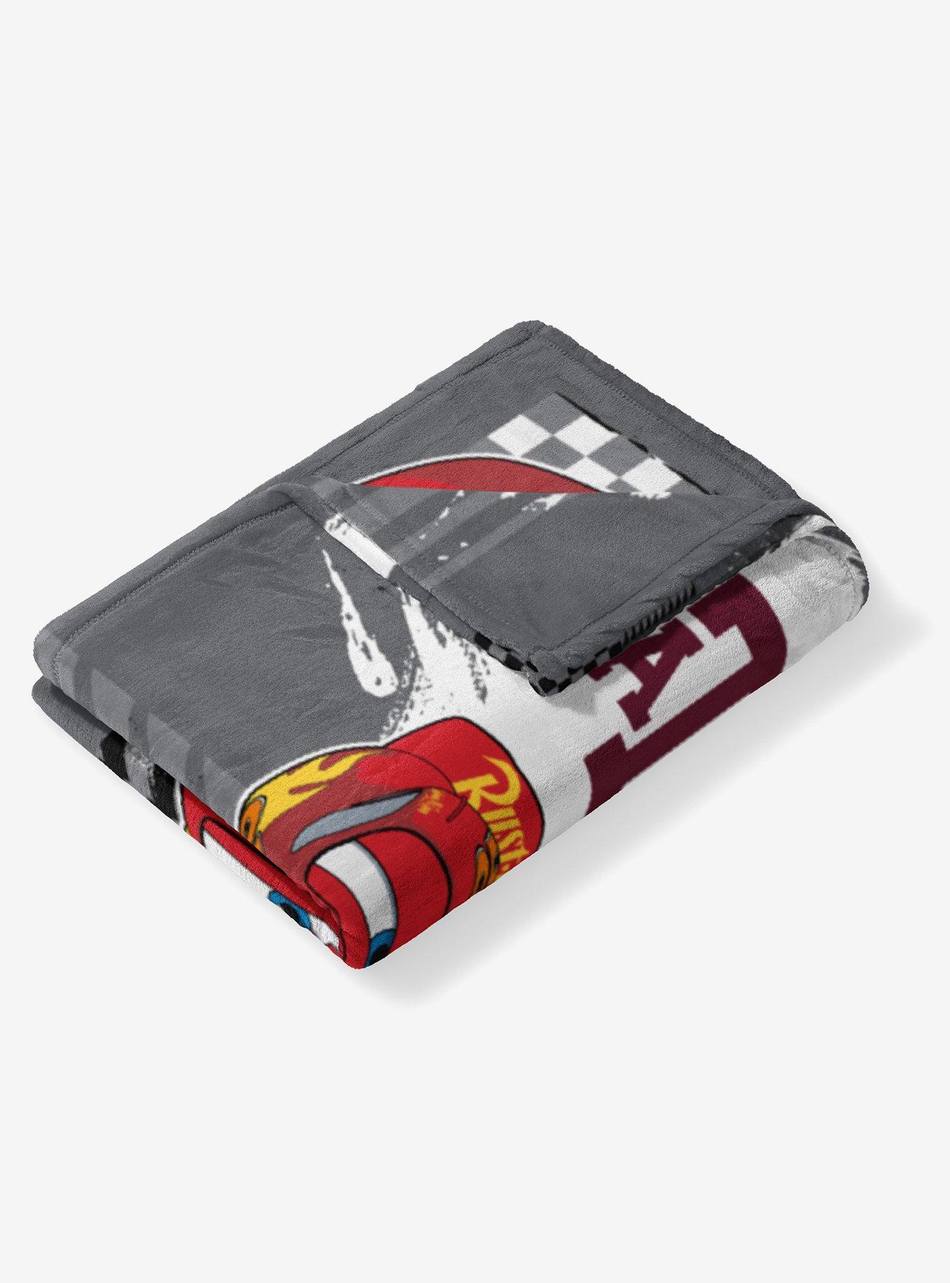 NCAA Texas A&M University Disney Cars Lap Time Grey Silk Touch Throw Blanket, , alternate - view 4