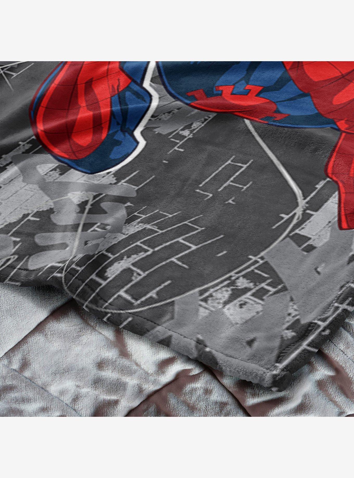 NCAA Texas A&M University Marvel Spider Man Web Sling Grey Silk Touch Throw Blanket, , alternate - view 5