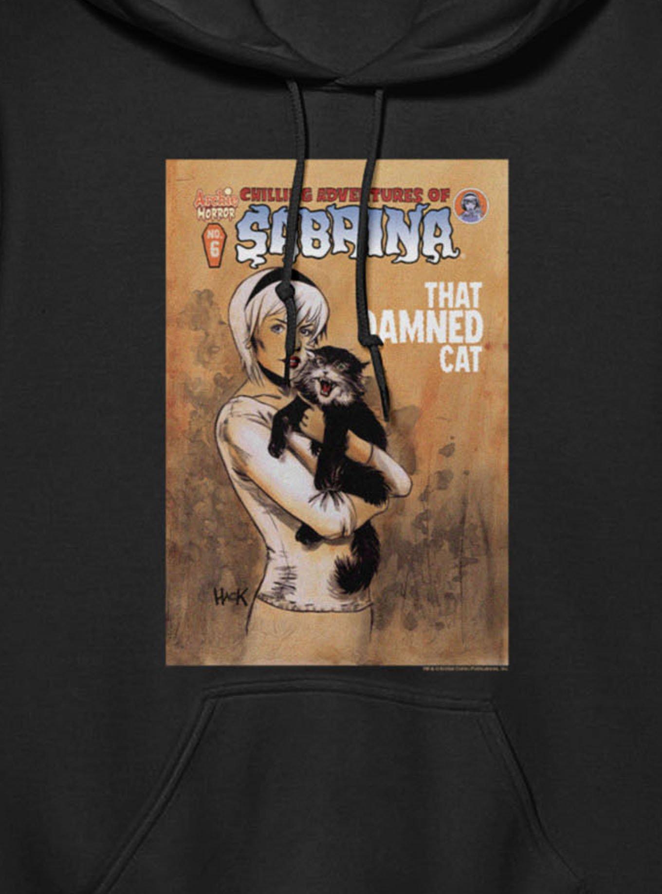 Chilling Adventures Of Sabrina Comic Cover 6 That Damned Cat Hoodie, , alternate - view 2
