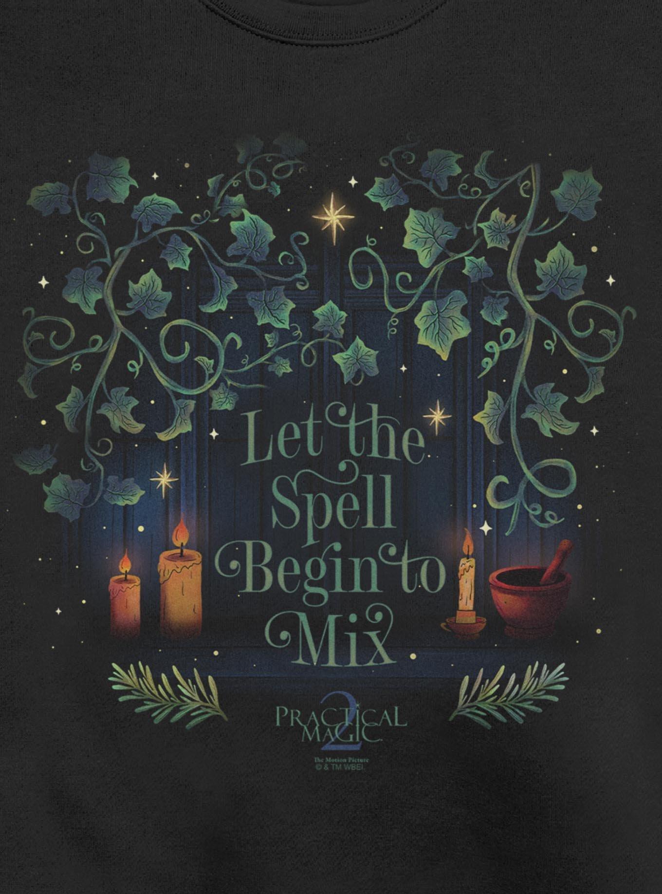 Practical Magic 2 Let The Spell Begin To Mix Sweatshirt, BLACK, alternate - view 2
