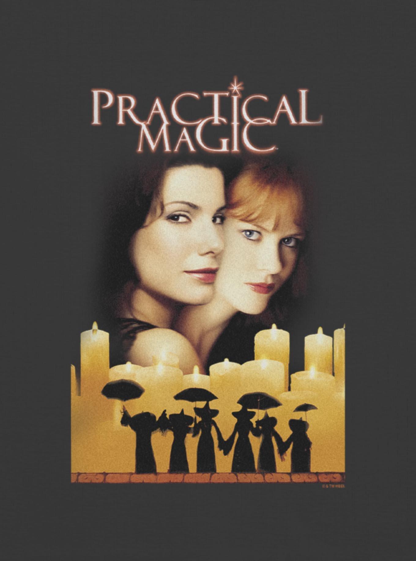 Practical Magic Poster Womens Baby T-Shirt, BLACK, alternate - view 2