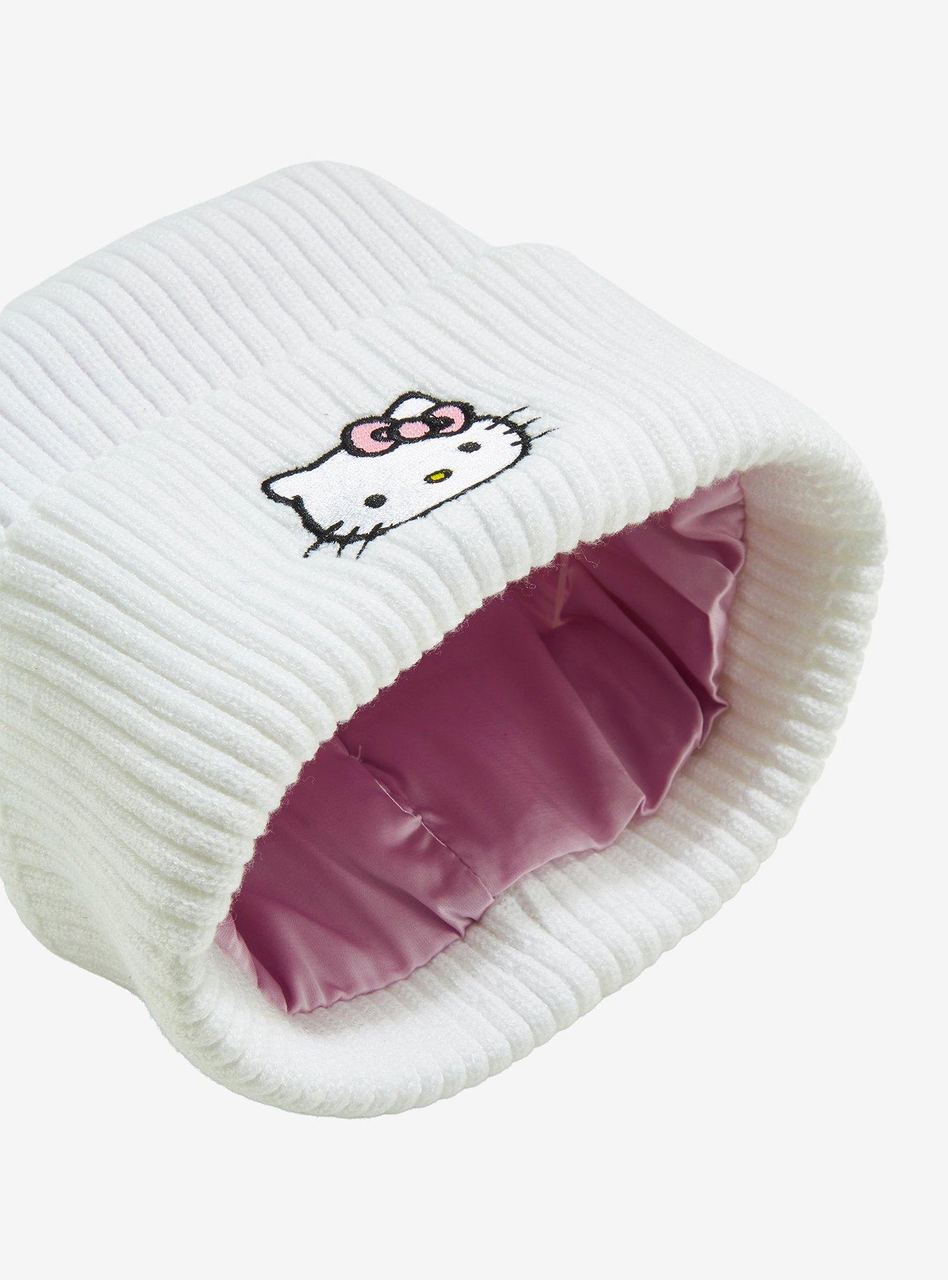 Hello Kitty Ribbed Beanie, , alternate - view 3