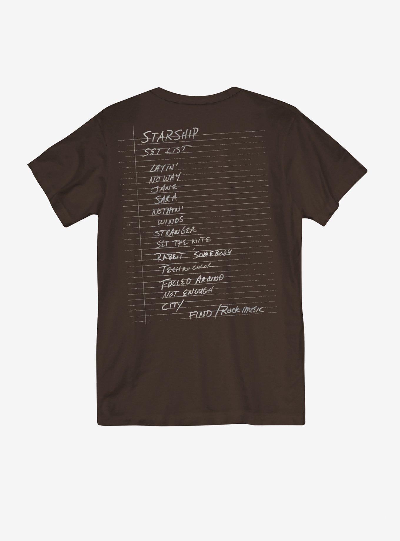 Starship We Built This City T-Shirt, CHOCOLATE, alternate - view 2