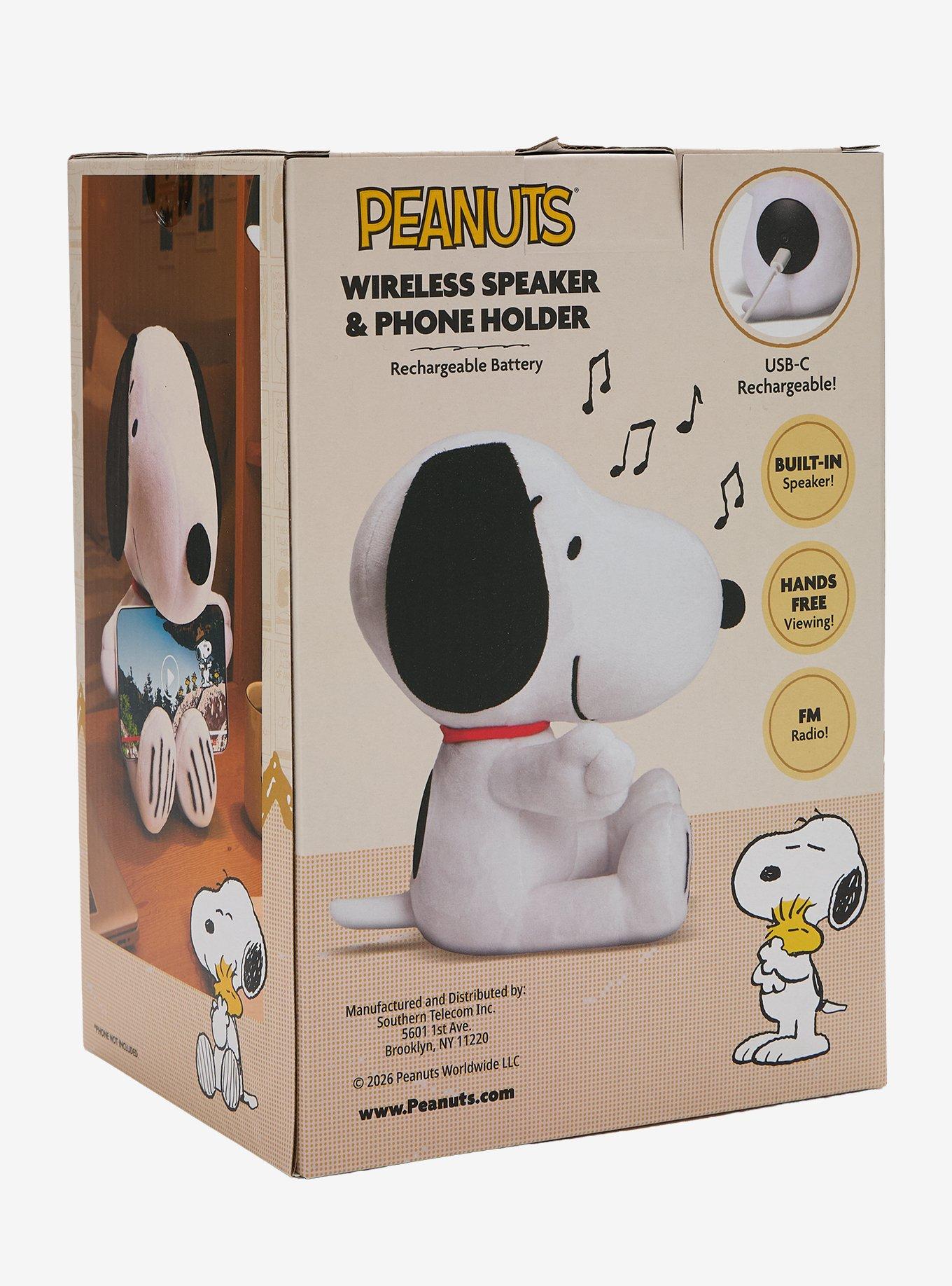Peanuts Snoopy Bluetooth Speaker & Phone Holder Plush, , alternate - view 5
