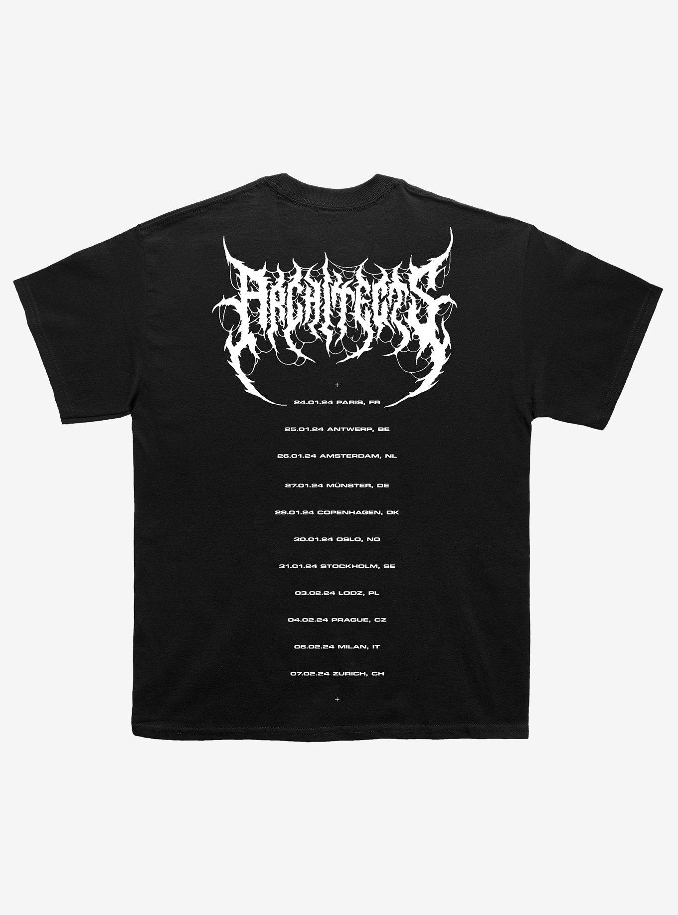 Architects Scorpion Tour T-Shirt, BLACK, alternate - view 2