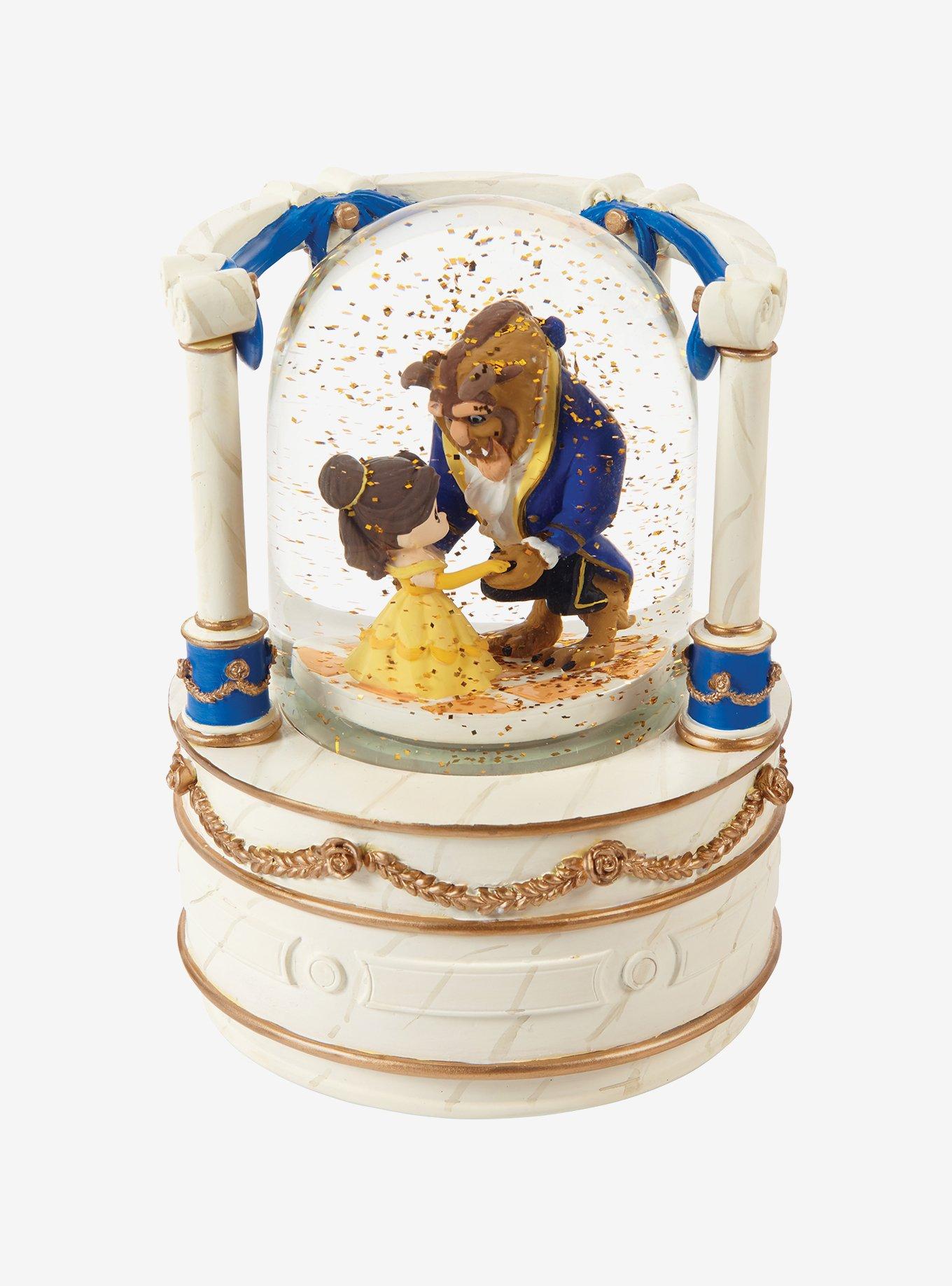 Precious Moments Disney Beauty Beast Musical Snow Globe, , alternate - view 4