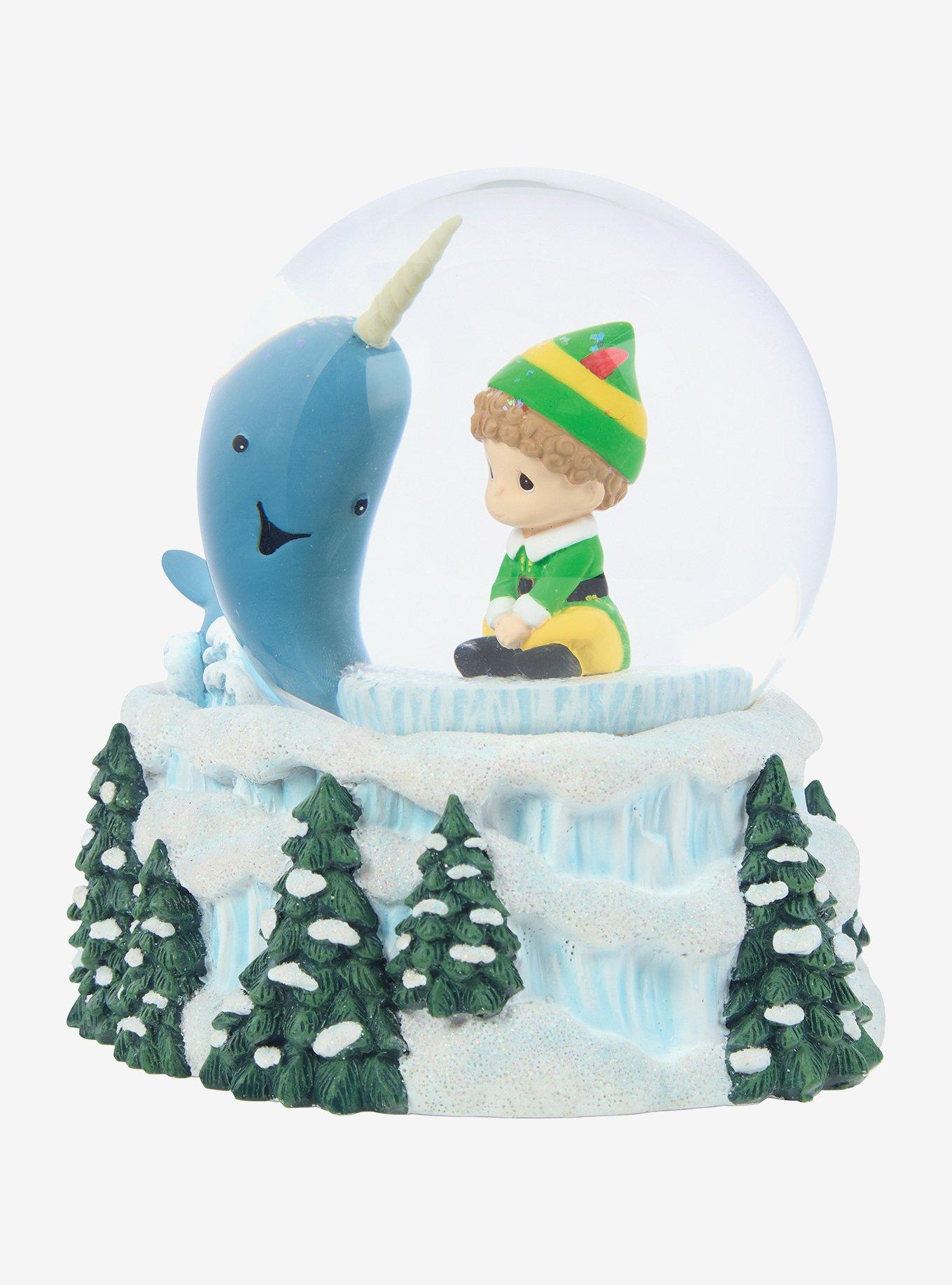Precious Moments Elf Narwhal Snow Globe, , alternate - view 4