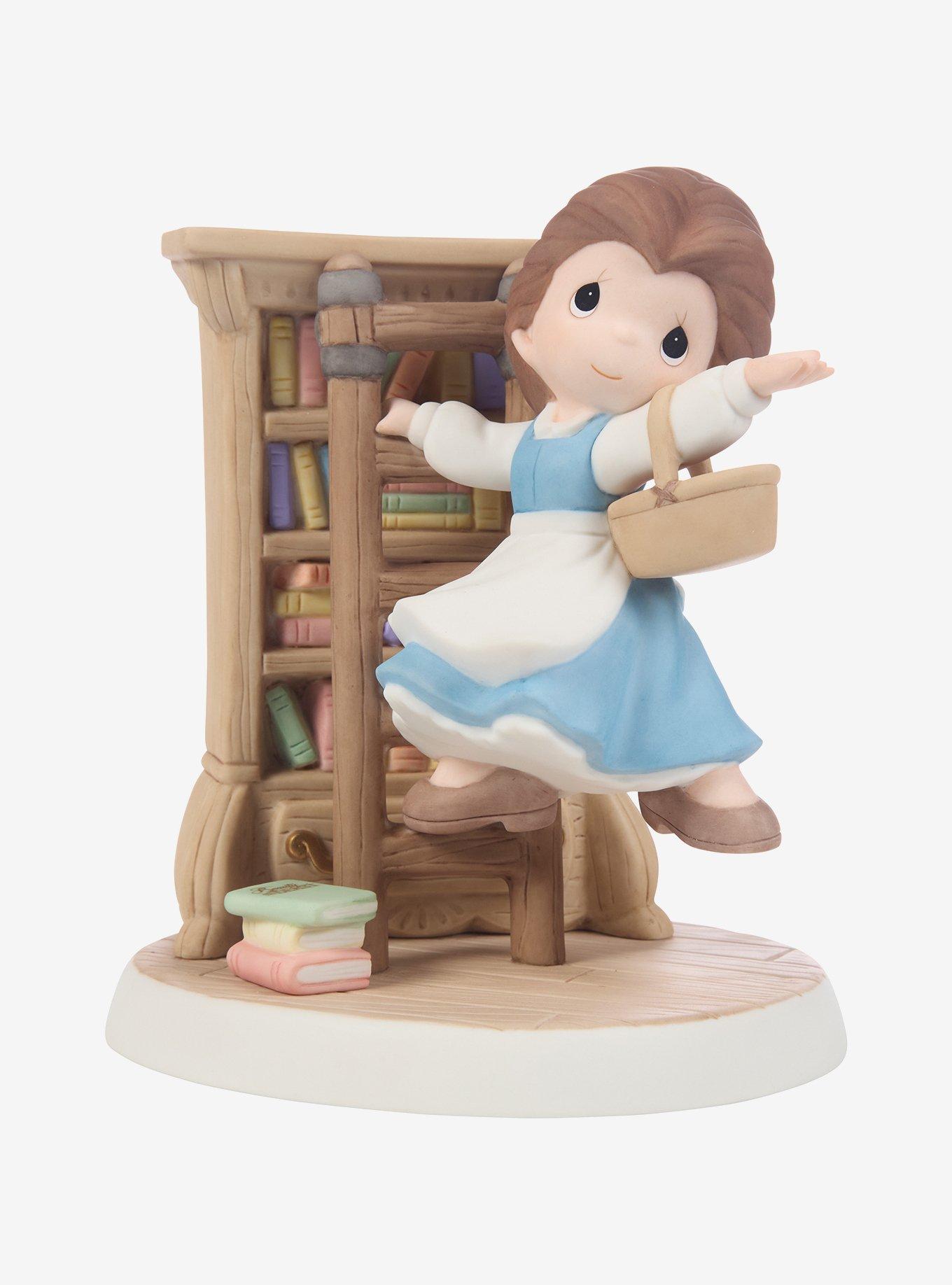 Precious Moments Disney Belle In Library On Ladder Figurine, , alternate - view 4