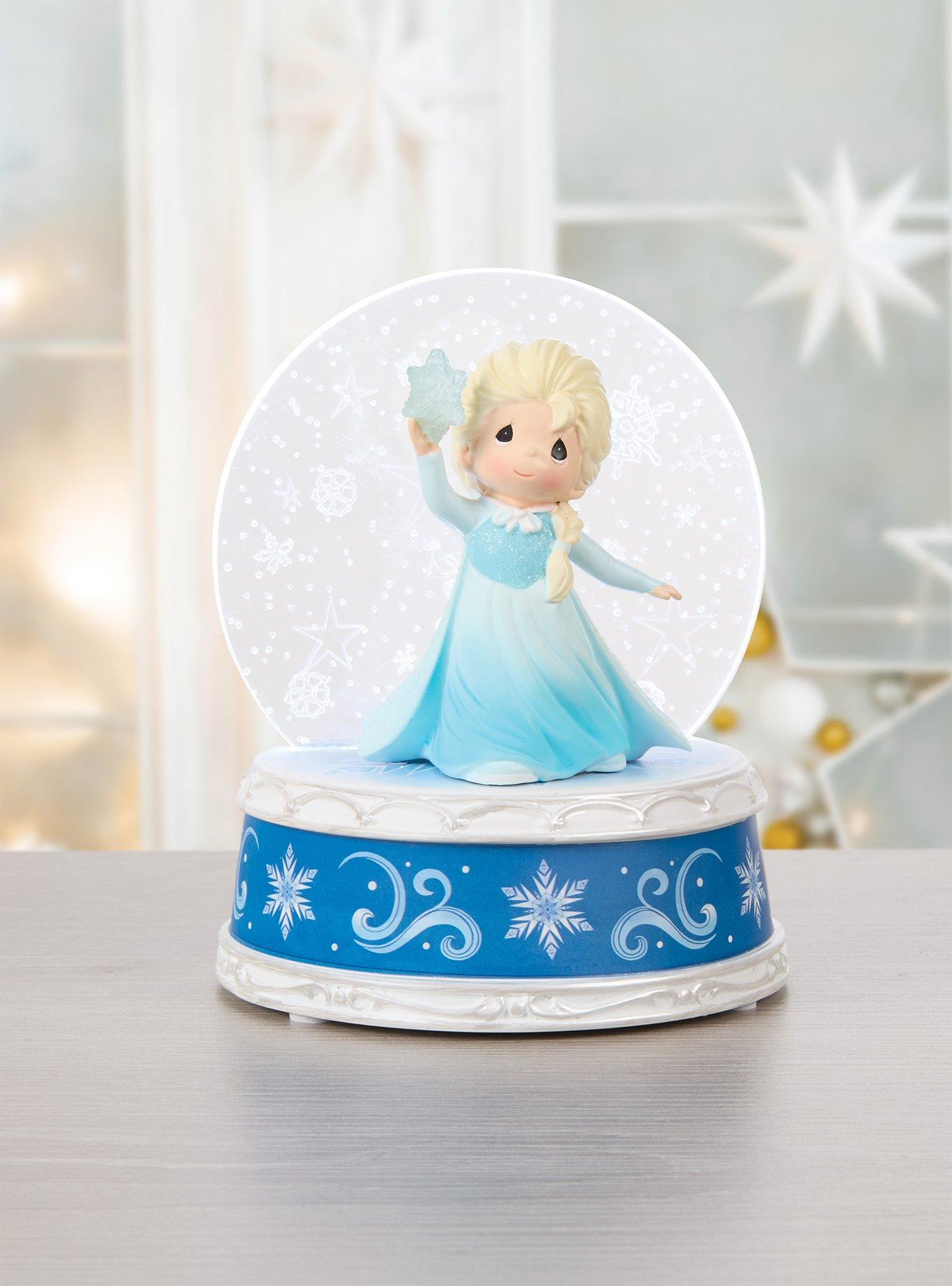 Precious Moments Disney Elsa Disk Snowflakes LED Musical Figurine, , alternate - view 6