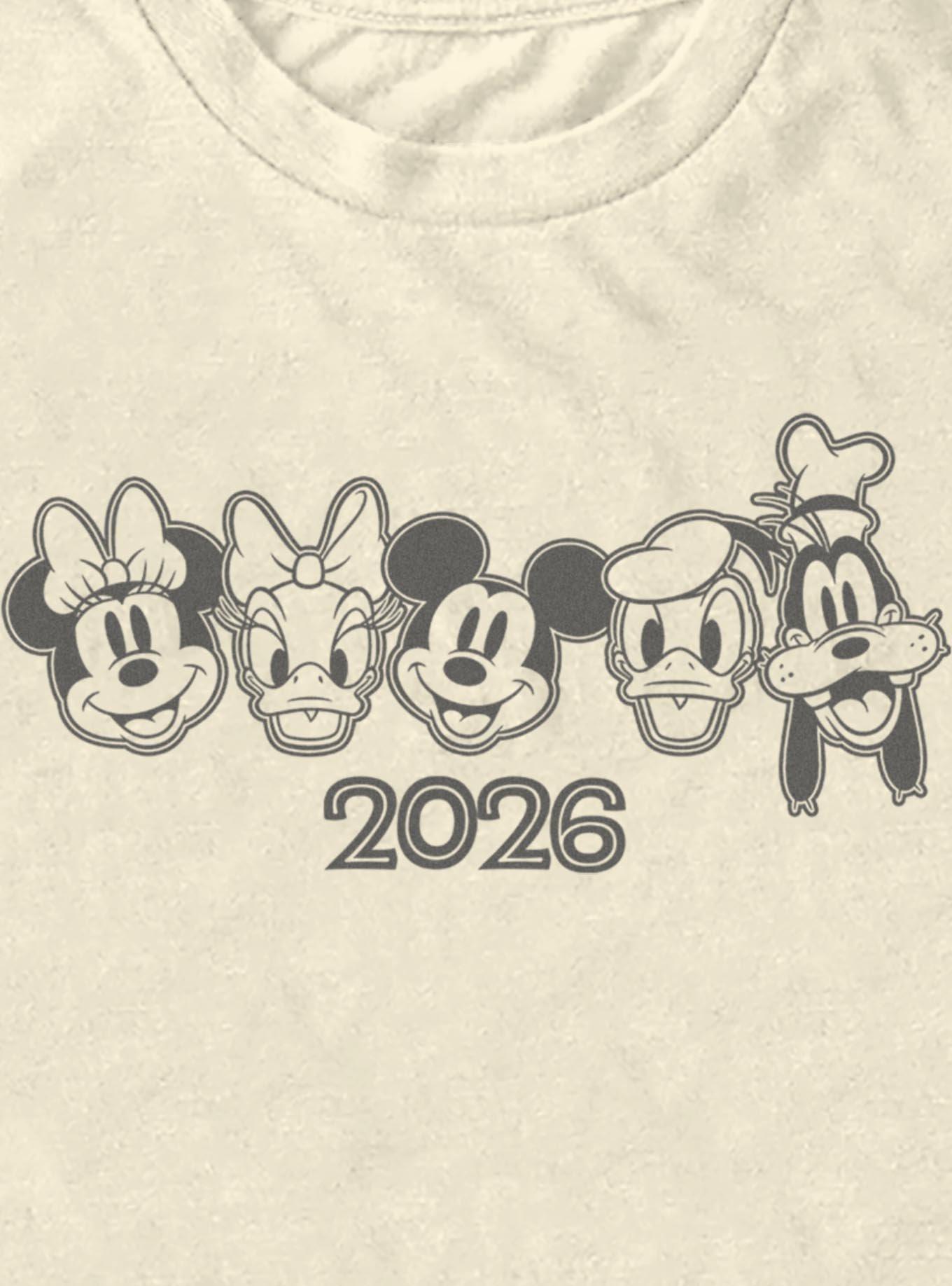 Disney Mickey Mouse & Friends Family Trip 2026 T-Shirt, NATURAL, alternate - view 3