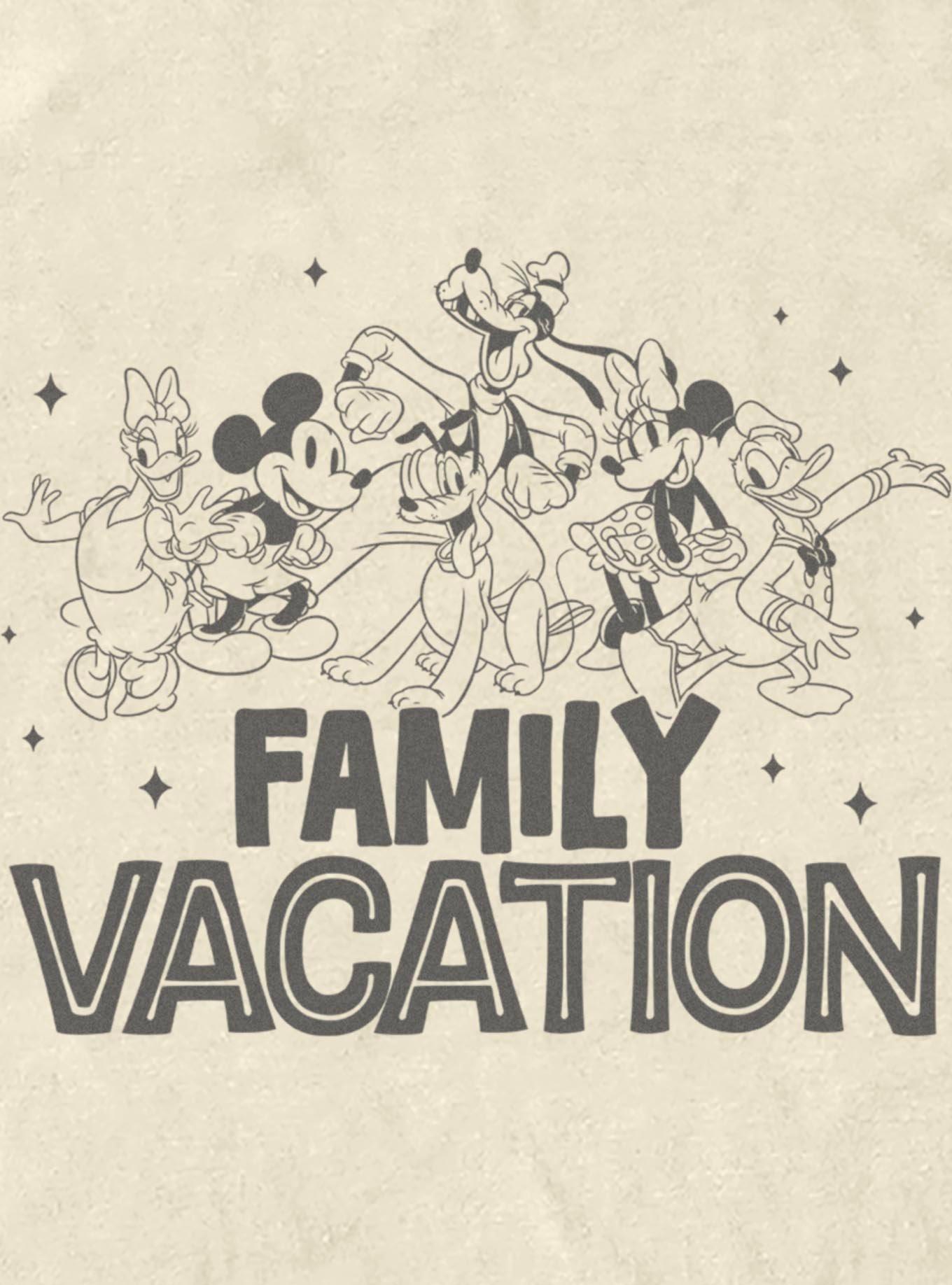 Disney Mickey Mouse & Friends Family Trip 2026 T-Shirt, NATURAL, alternate - view 4
