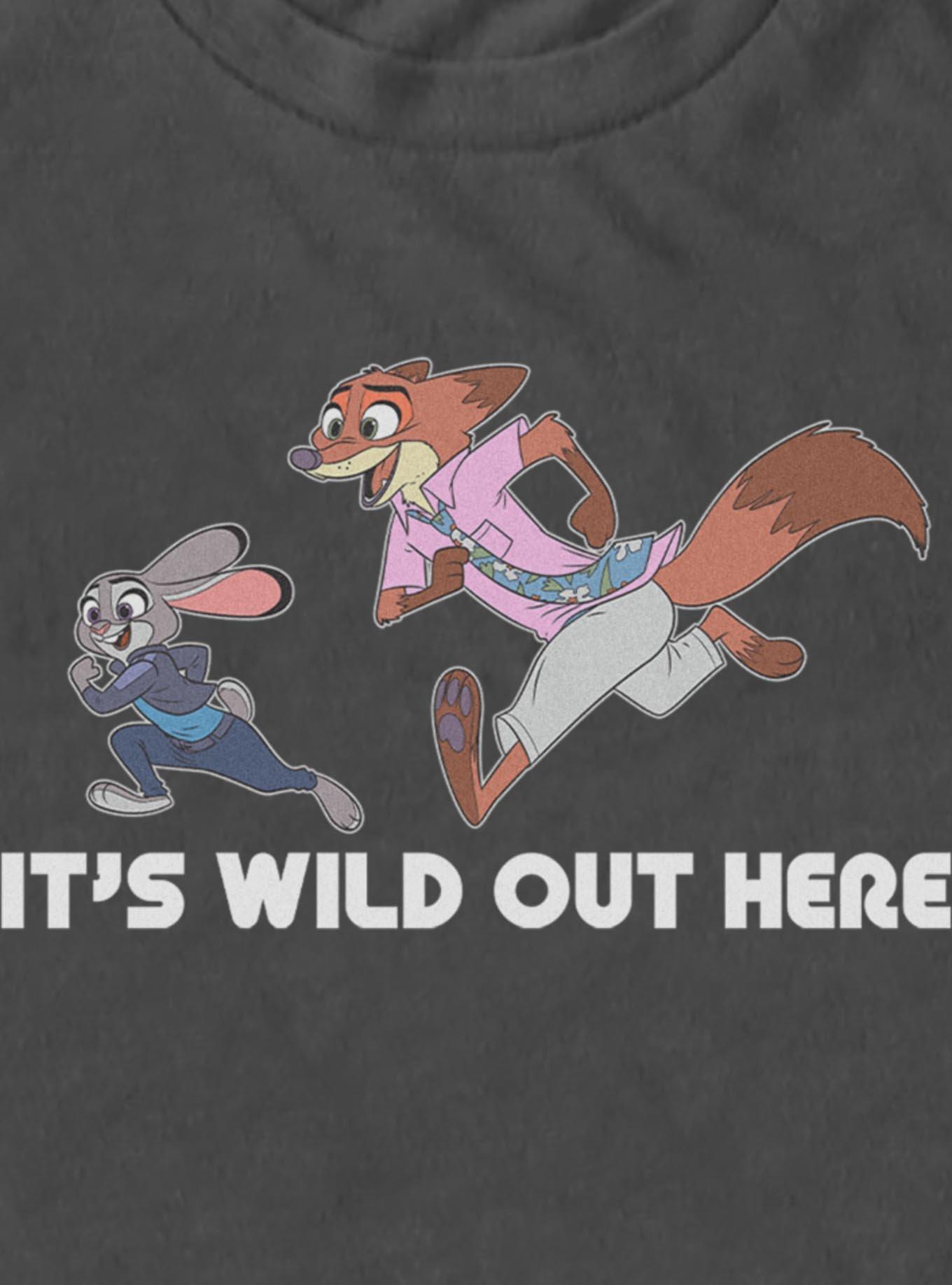 Disney Zootopia 2 Wild Animals T-Shirt, CHARCOAL, alternate - view 3