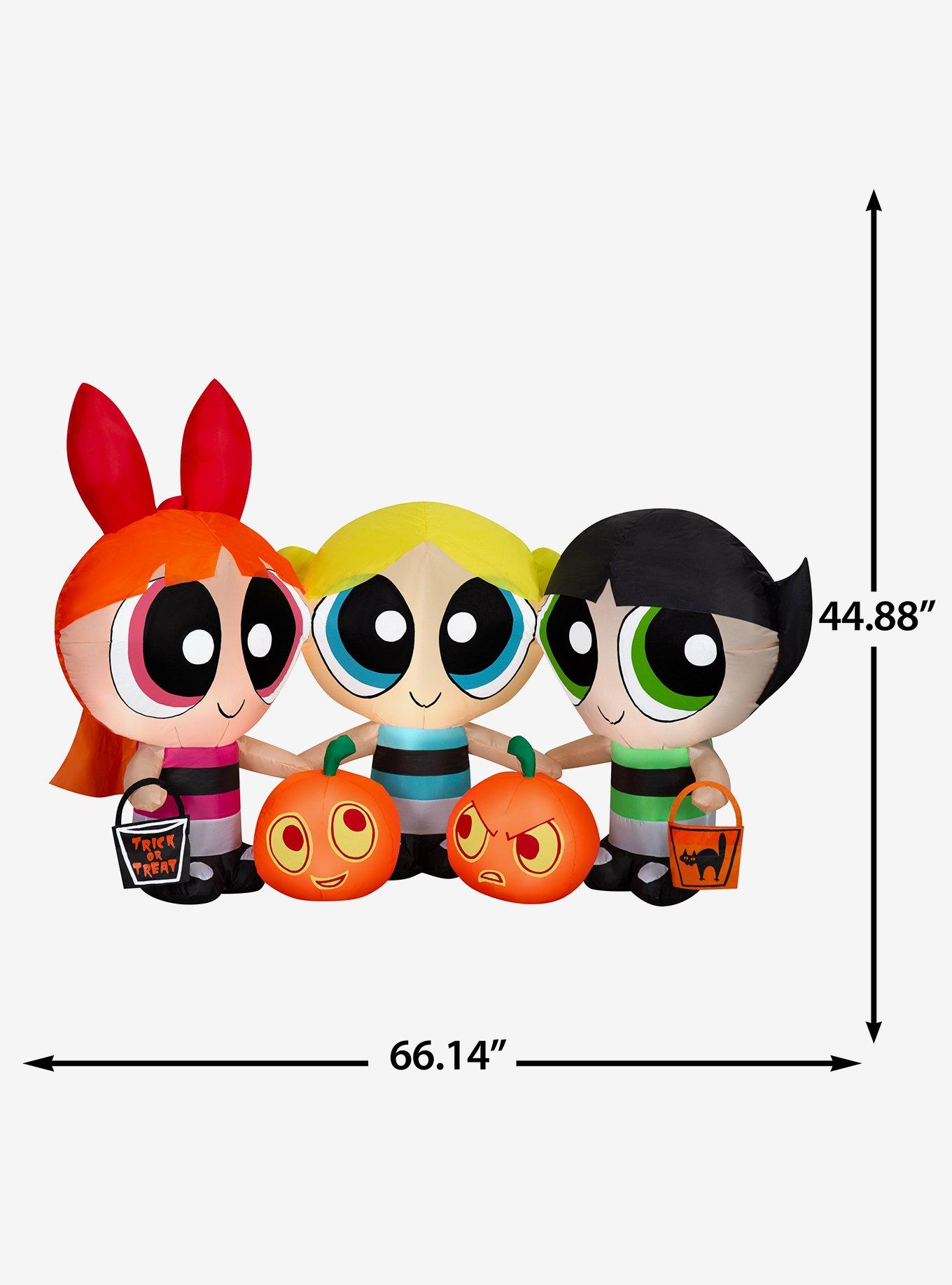 Powerpuff Girls Inflatable Scene with Blossom Bubbles and Buttercup Lighted Airblown, , alternate - view 4