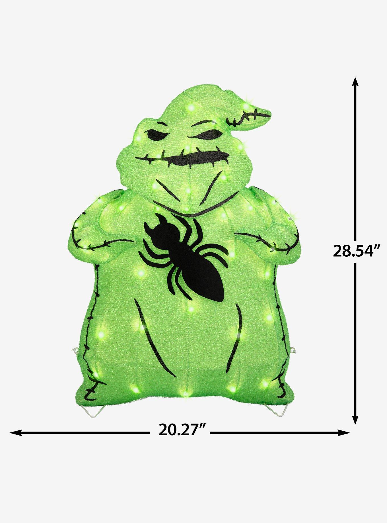 Disney Nightmare Before Christmas Oogie Boogie Lighted Tinsel Yard Sculpture with Spider, , alternate - view 4