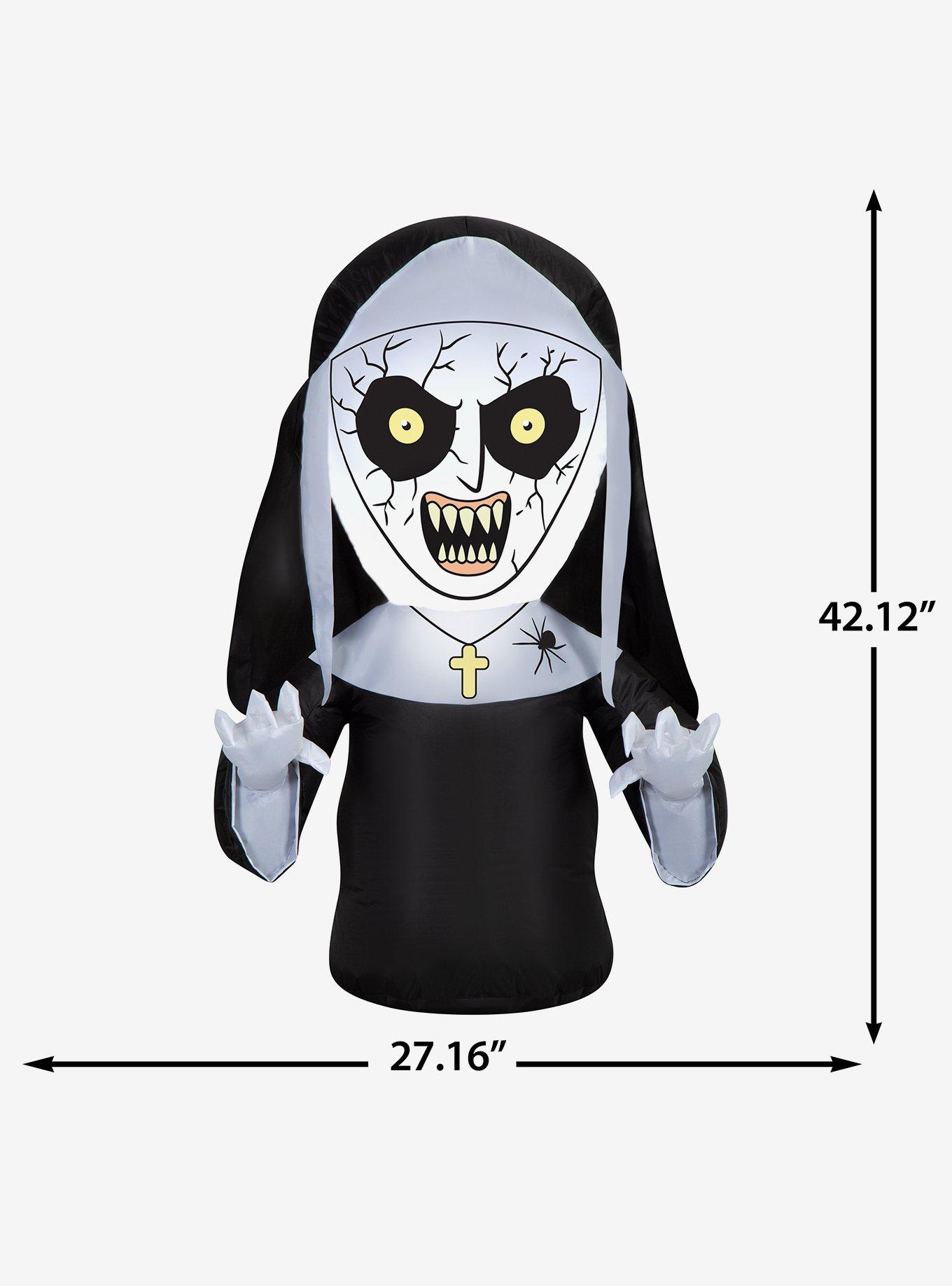 The Nun Inflatable with Spider Detail Airblown, , alternate - view 3