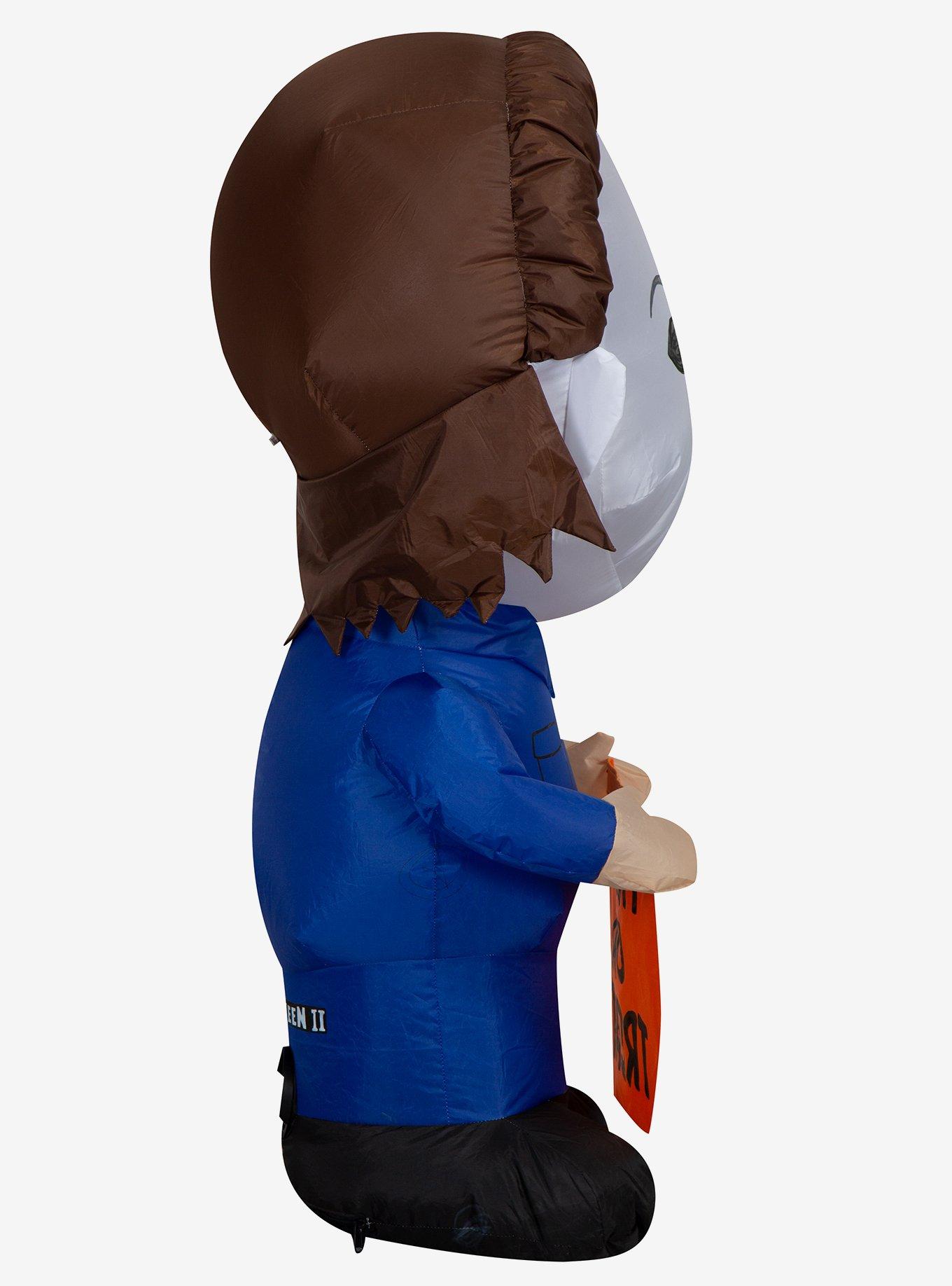 Halloween Michael Myers Inflatable with Trick-or-Treat Bag Airblown, , alternate - view 3
